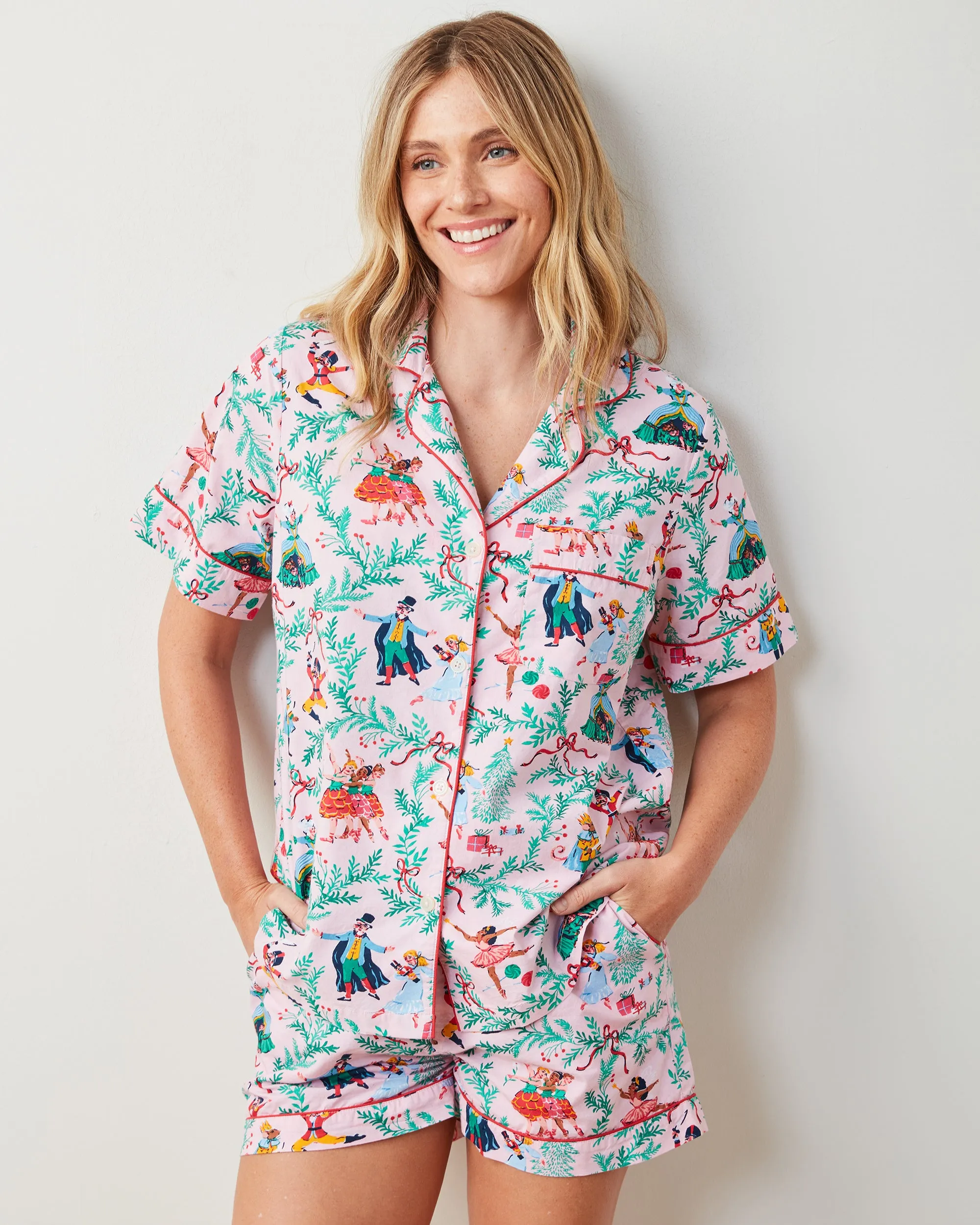 Nutcracker Dreams - Short PJ Set - Ballet Pink sold by Printfresh product image thumbnail 3