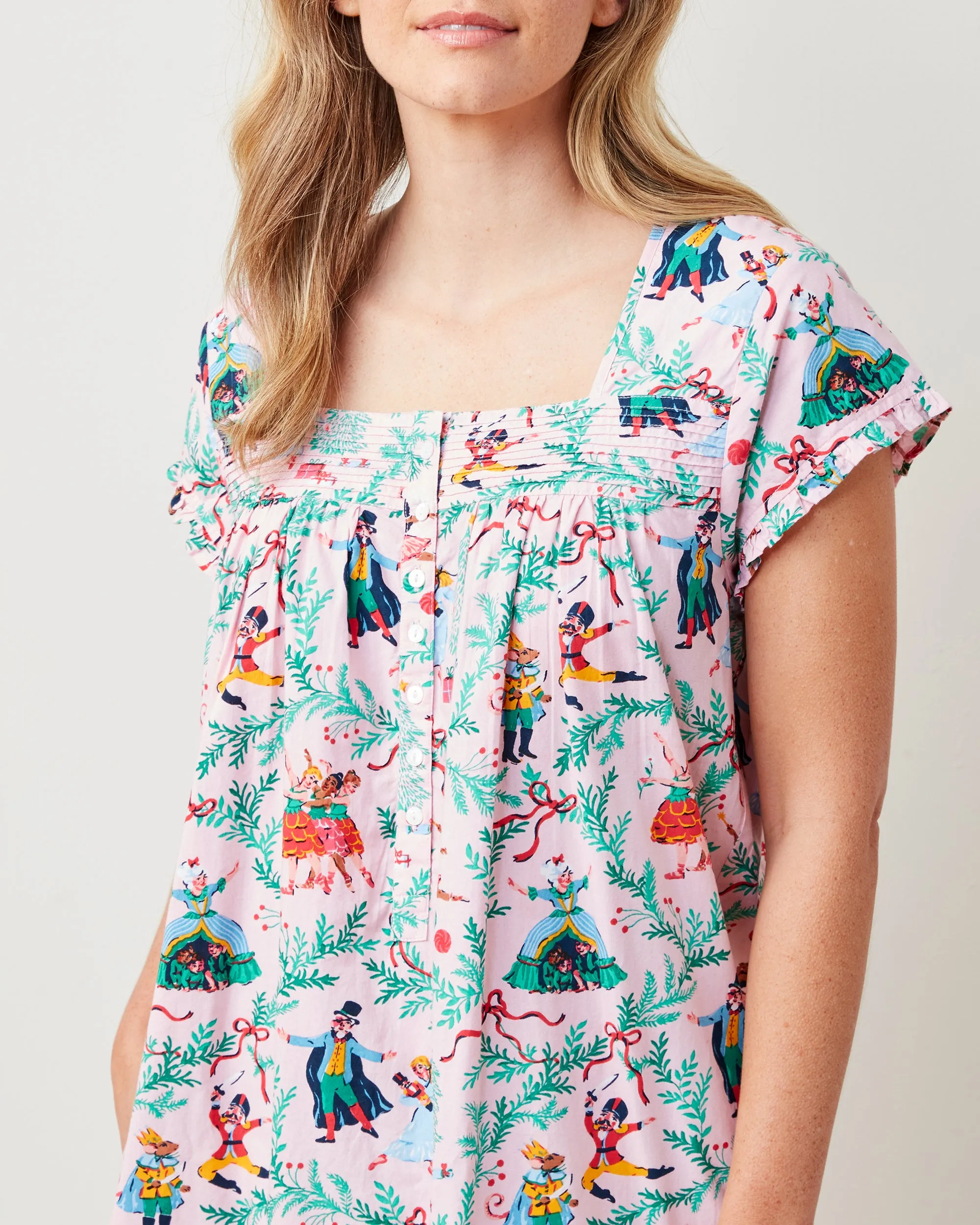 Nutcracker Dreams - Daylight Nightgown - Ballet Pink sold by Printfresh product image thumbnail 2