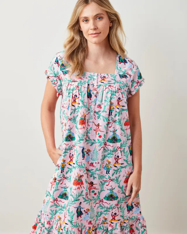 Nutcracker Dreams - Daylight Nightgown - Ballet Pink sold by Printfresh