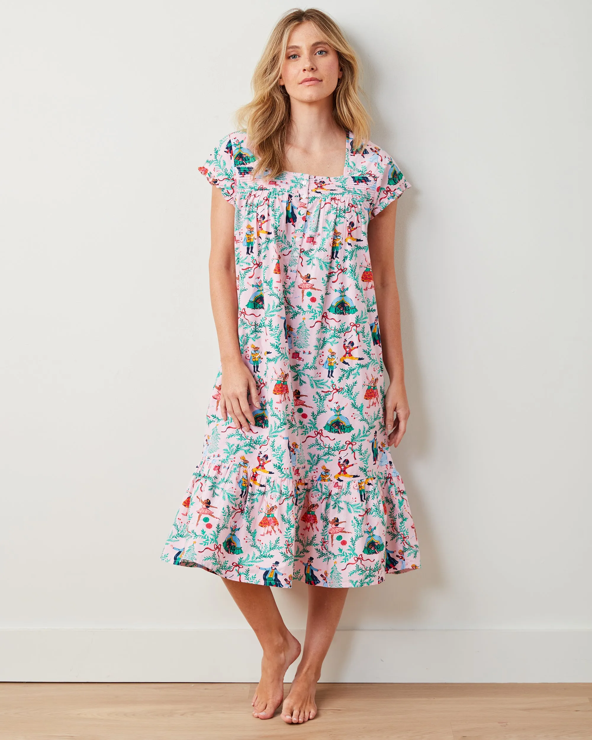 Nutcracker Dreams - Daylight Nightgown - Ballet Pink sold by Printfresh product image thumbnail 3