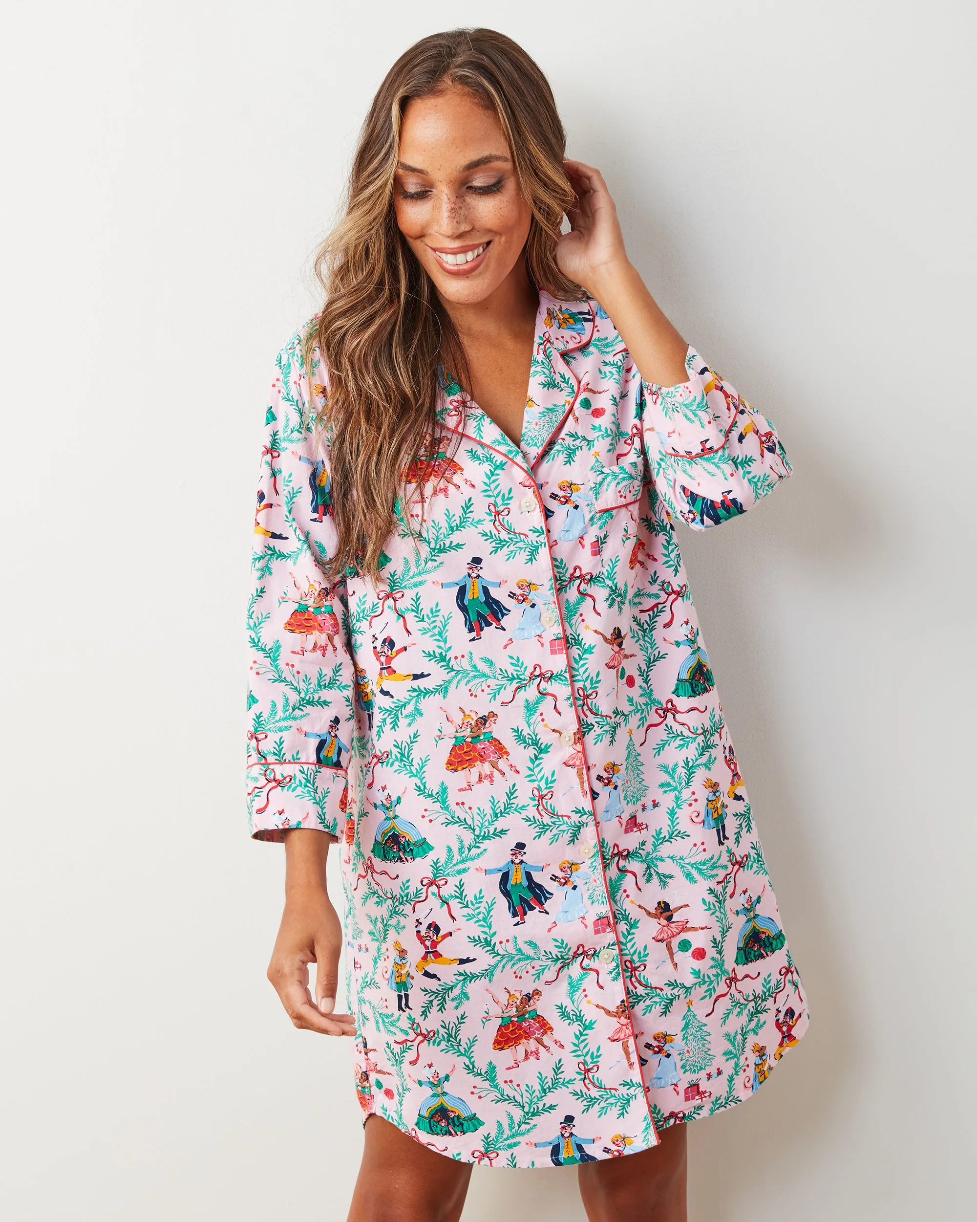 Nutcracker Dreams - Sleep Shirt - Ballet Pink sold by Printfresh product image thumbnail 5