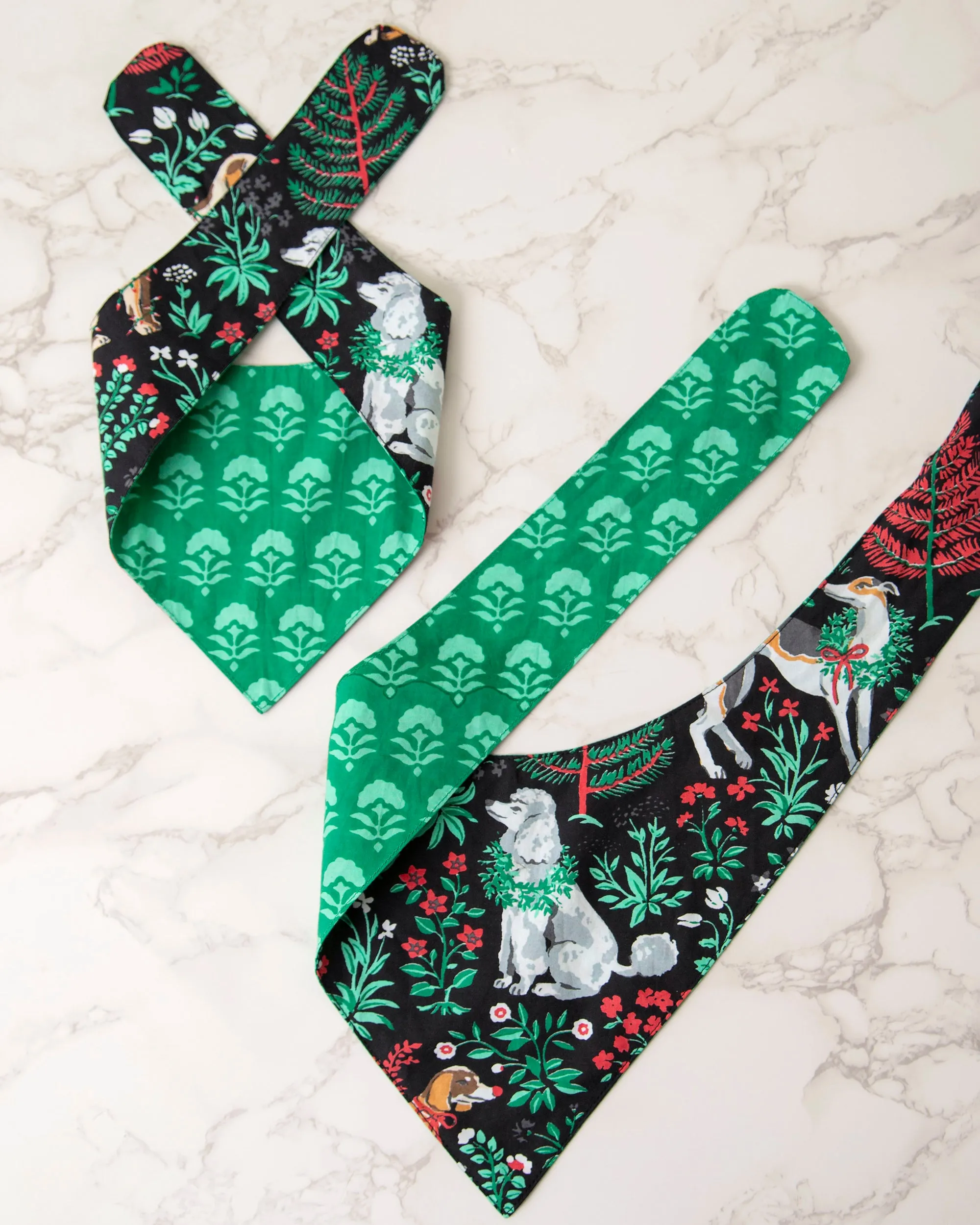 Happy Howlidays - Pet Bandana - Ink sold by Printfresh product image thumbnail 4