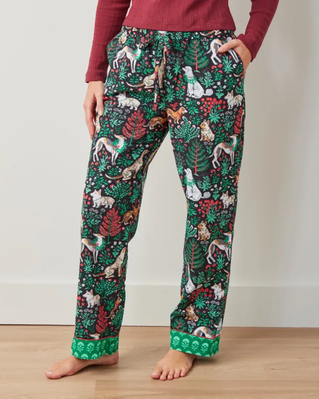 Happy Howlidays - PJ Pants - Ink sold by Printfresh