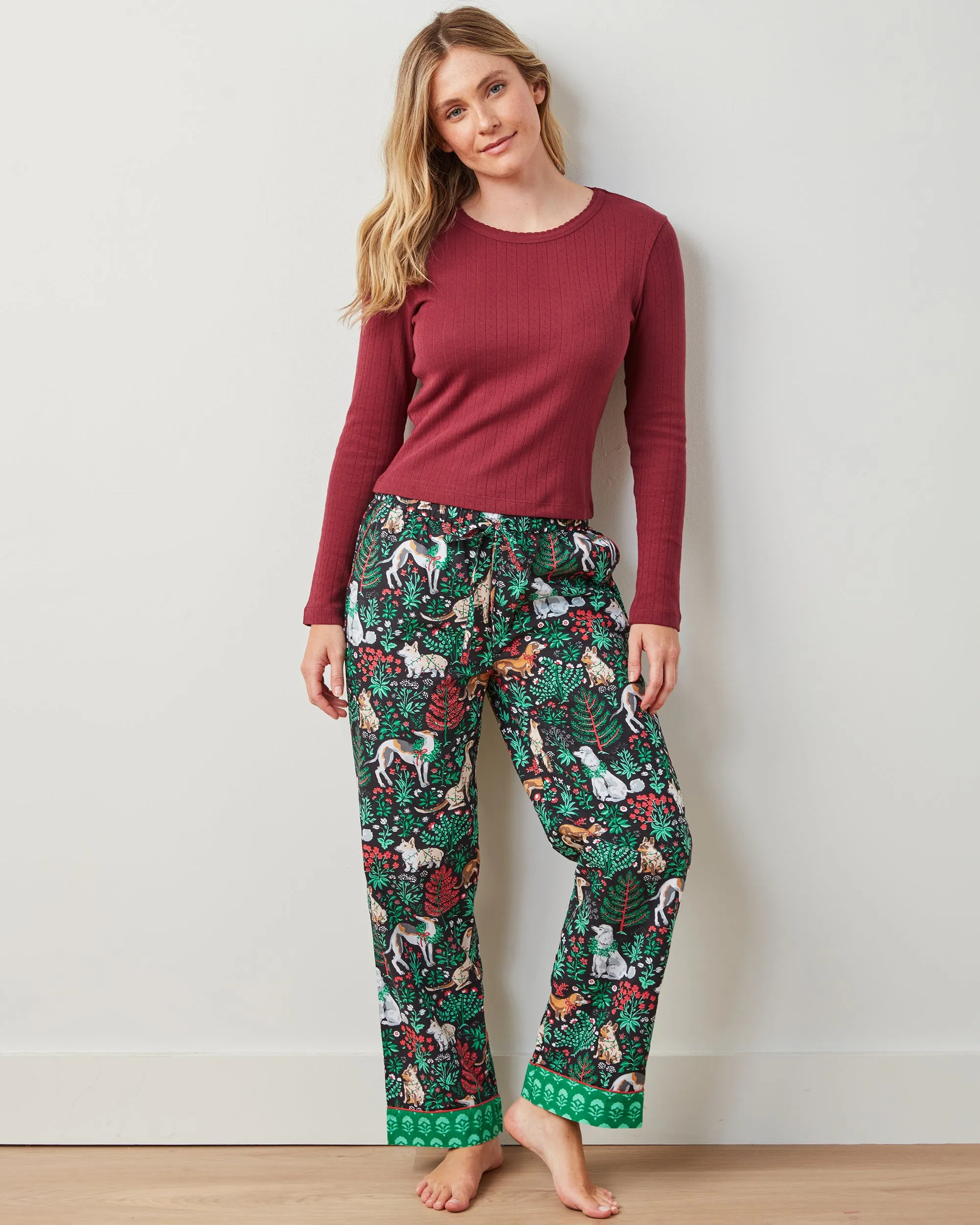 Happy Howlidays - PJ Pants - Ink sold by Printfresh product image thumbnail 2
