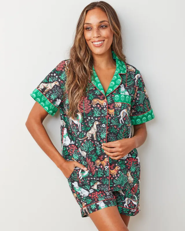 Happy Howlidays - Short PJ Set - Ink sold by Printfresh