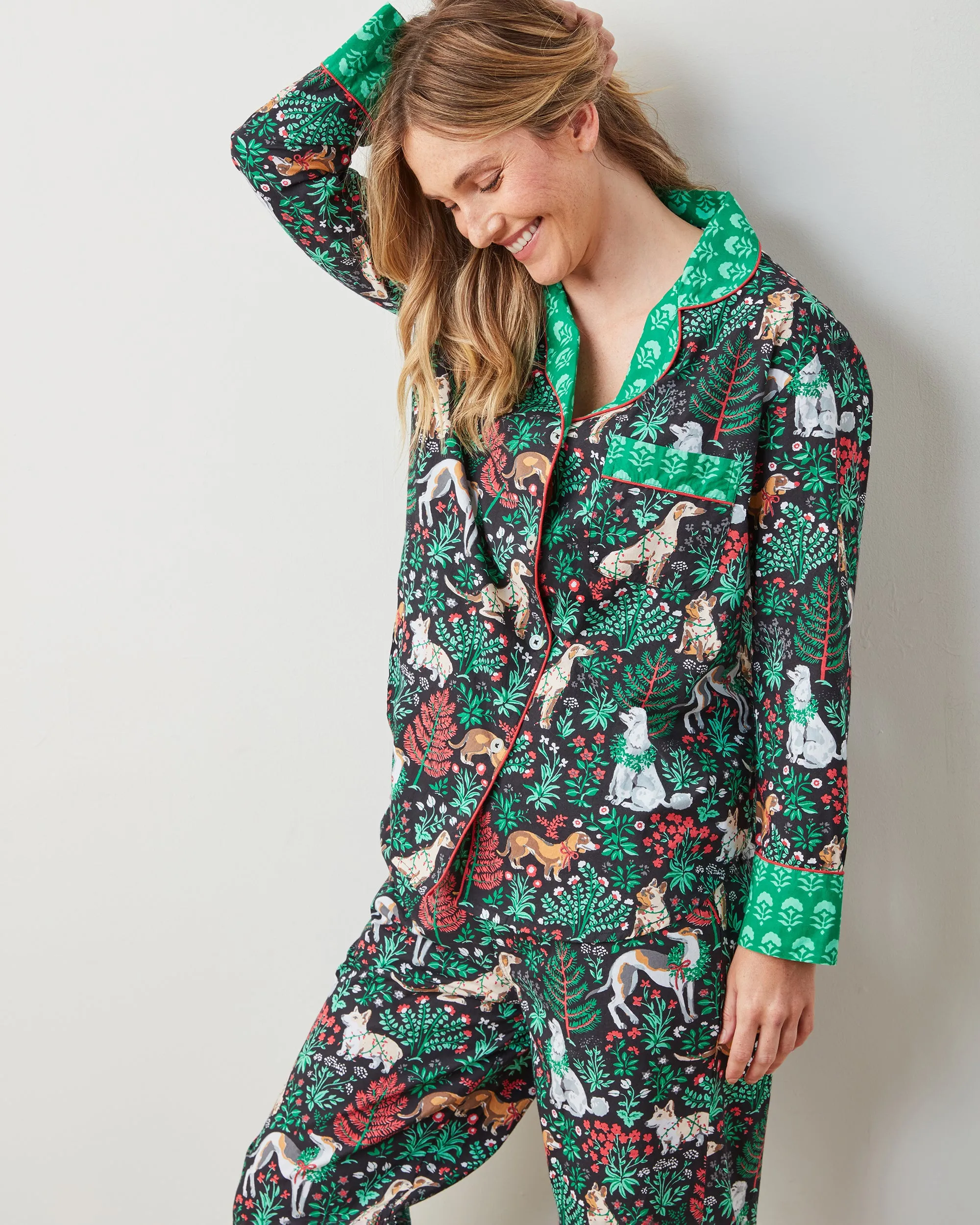 Happy Howlidays - Long PJ Set - Ink sold by Printfresh