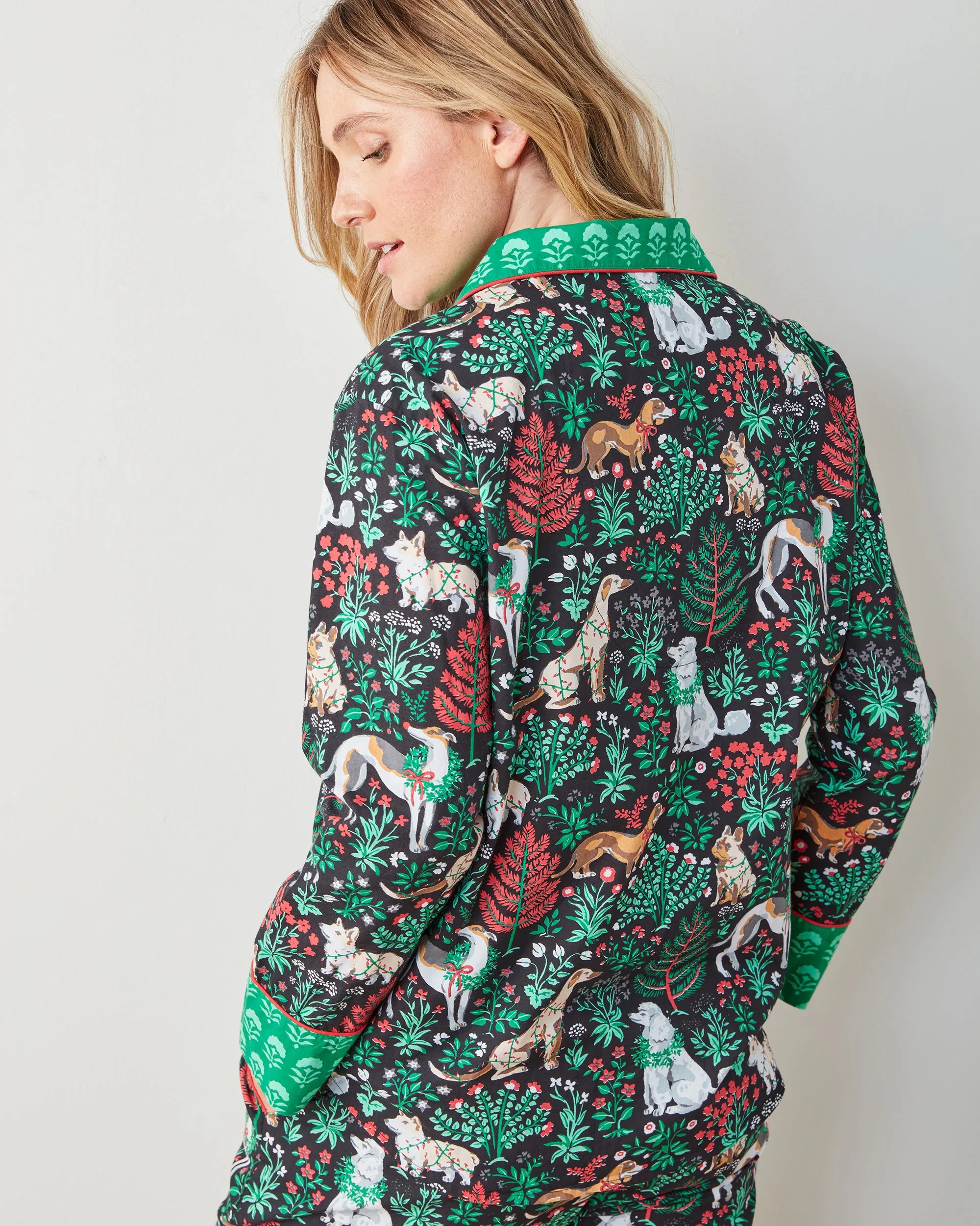 Happy Howlidays - Long PJ Set - Ink sold by Printfresh product image thumbnail 4