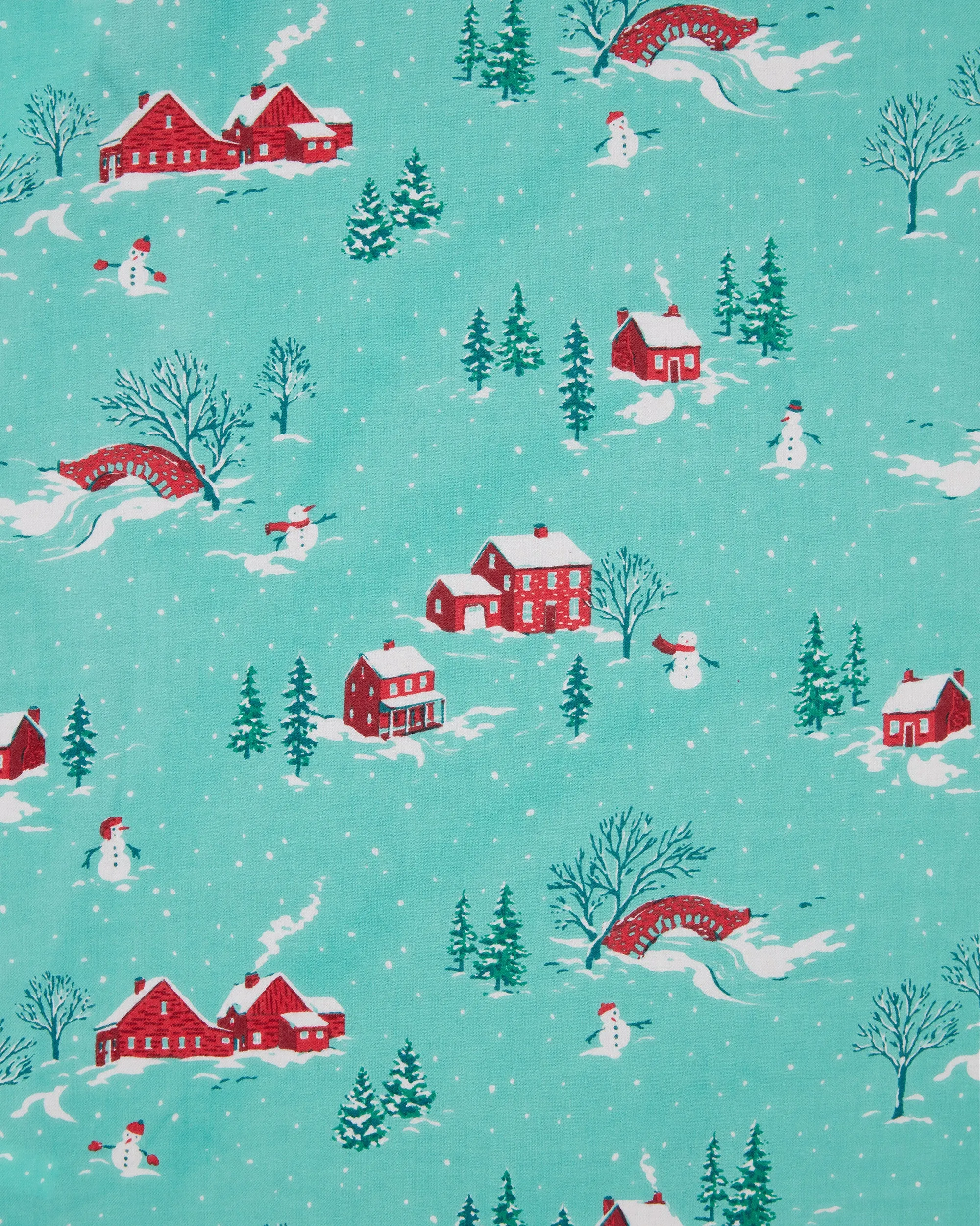 Winter Wonderland - Lightweight Flannel Pet Bandana - Snow Day sold by Printfresh product image thumbnail 5