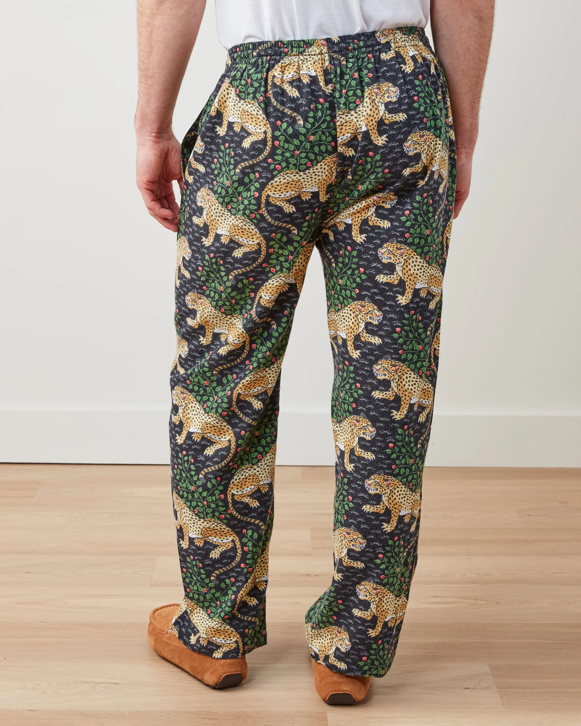 Bagheera - Men's Lightweight Flannel PJ Pants - Ink sold by Printfresh product image thumbnail 4