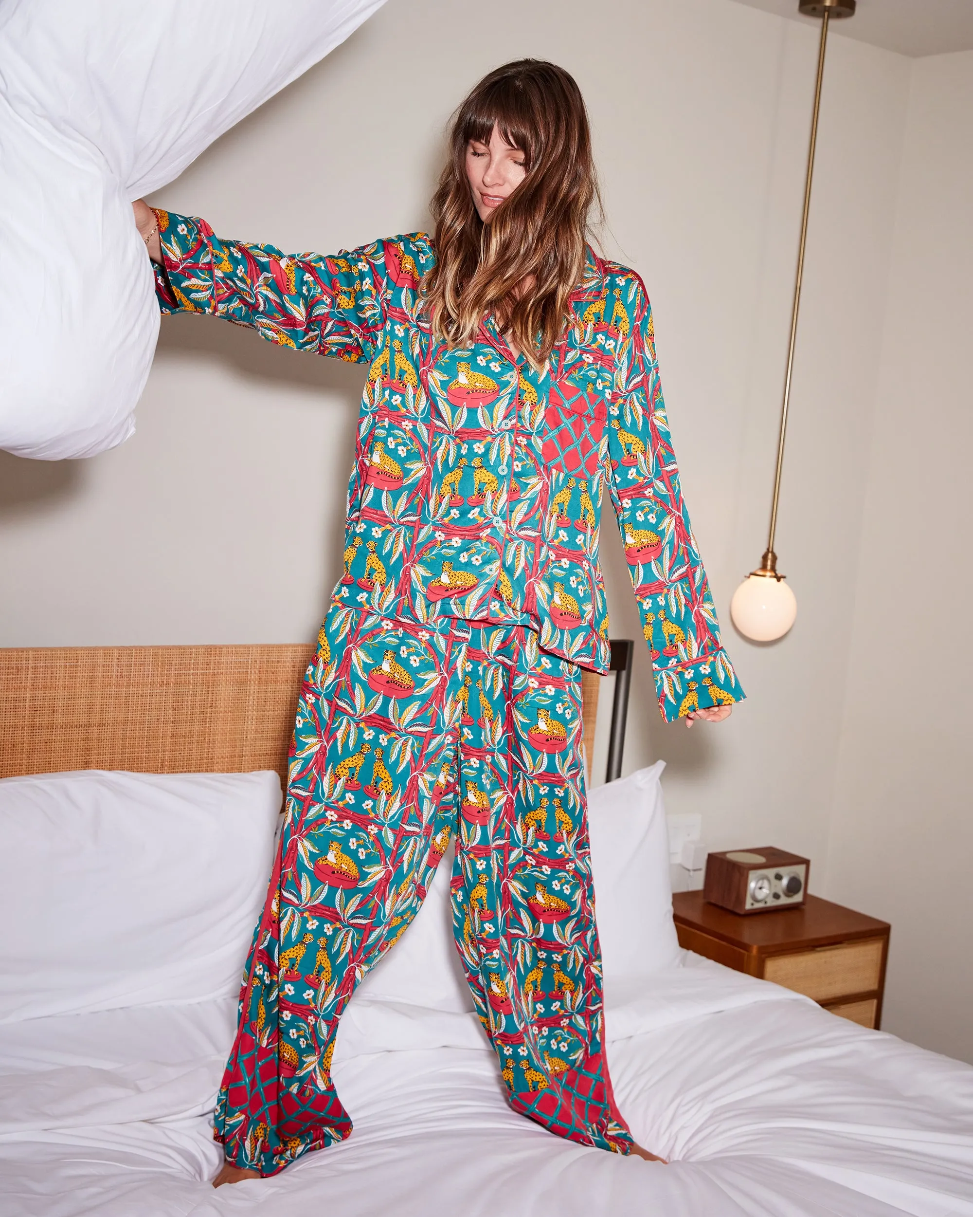 Royal Cheetah - Satin Rittenhouse Set - Ruby & Jade sold by Printfresh product image thumbnail 4