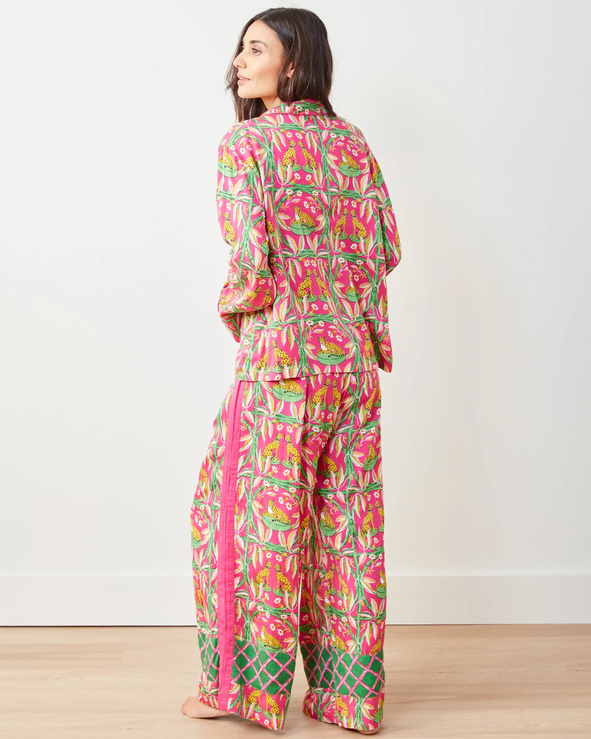 Royal Cheetah - Tall Satin Rittenhouse Set - Pink Palace sold by Printfresh product image thumbnail 5