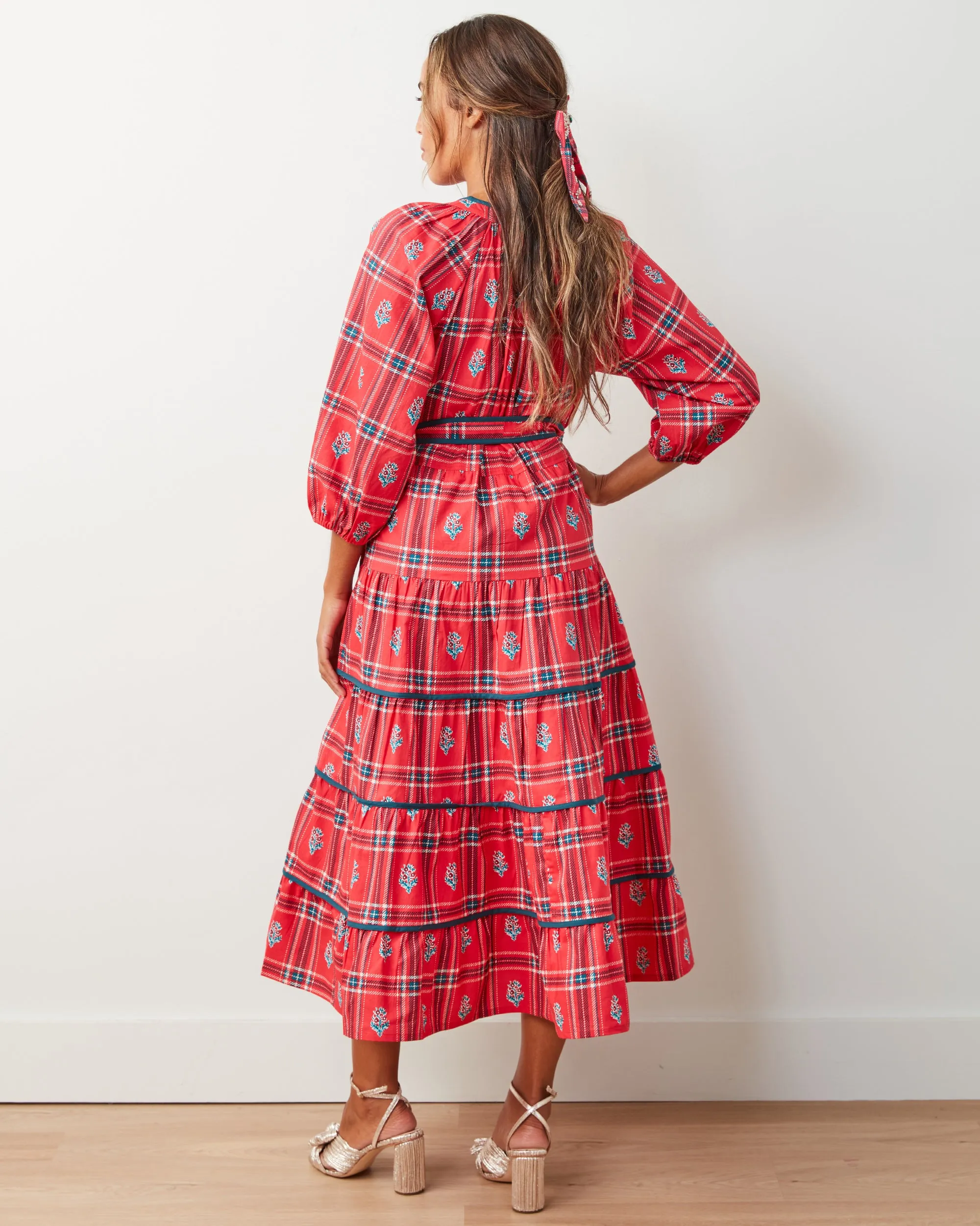Nostalgia Plaid - Main Street Dress - Joyful Red sold by Printfresh product image thumbnail 4