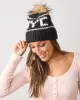 Black & White - NYC Beanie - Sh*t That I Knit sold by Printfresh