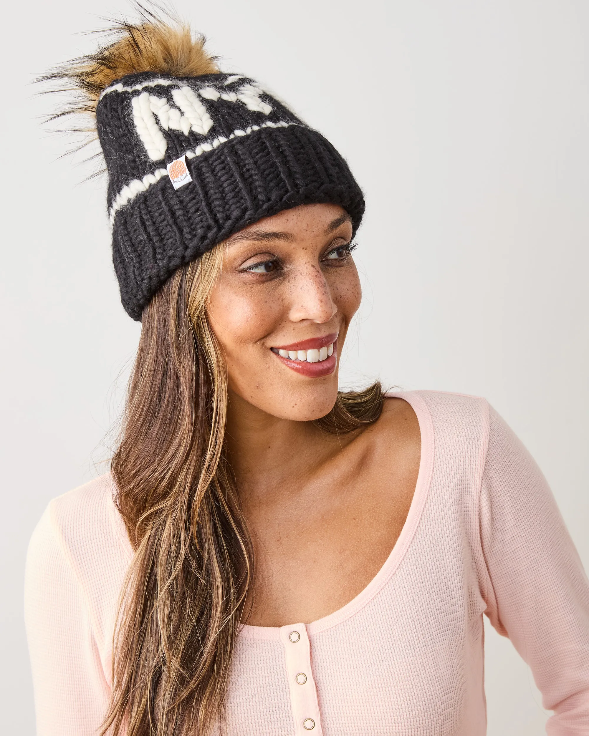 Black & White - NYC Beanie - Sh*t That I Knit sold by Printfresh product image thumbnail 3