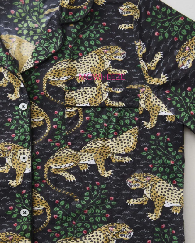 Bagheera - Petite Long PJ Set - Ink sold by Printfresh