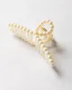 Oval - Pearl Hair Claw Clips - Josslyn by Wall to Wall sold by Printfresh