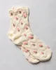 Cream Floral Casual Socks - Tiepology sold by Printfresh