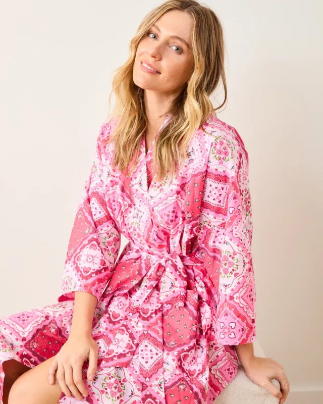 Vintage Valentine - Robe - Mailbox Pink sold by Printfresh