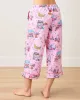 Parisian Poodles - Cropped PJ Pants - Paris Pink sold by Printfresh