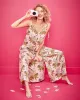 Bagheera - Satin Jaipur Jumpsuit - Blush sold by Printfresh