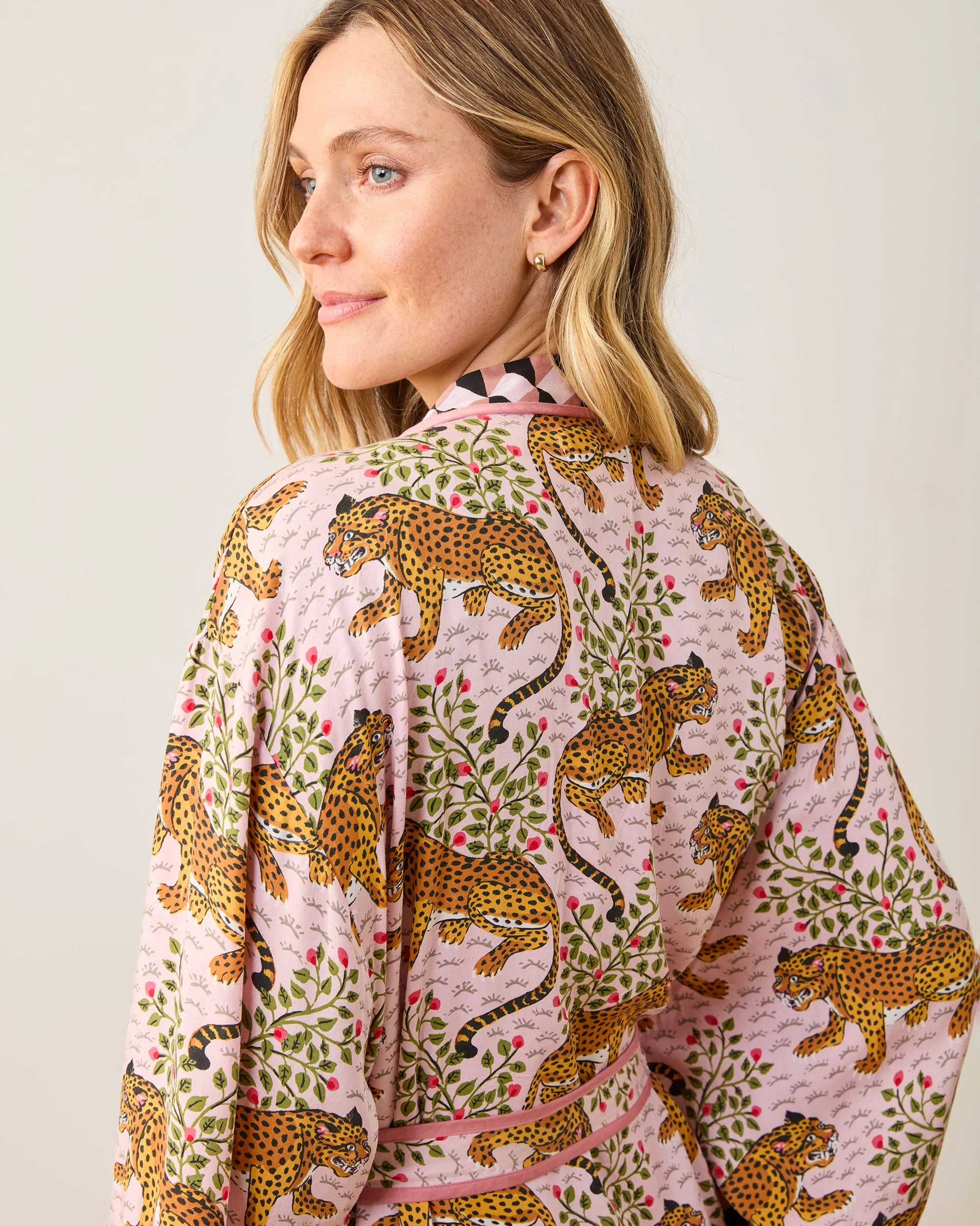 Bagheera - Satin Robe - Blush sold by Printfresh product image thumbnail 4