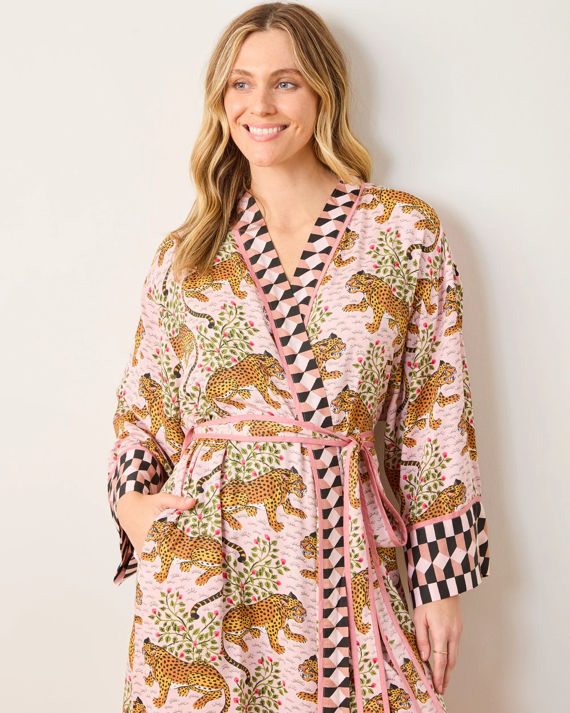 Bagheera - Satin Robe - Blush sold by Printfresh product image thumbnail 5