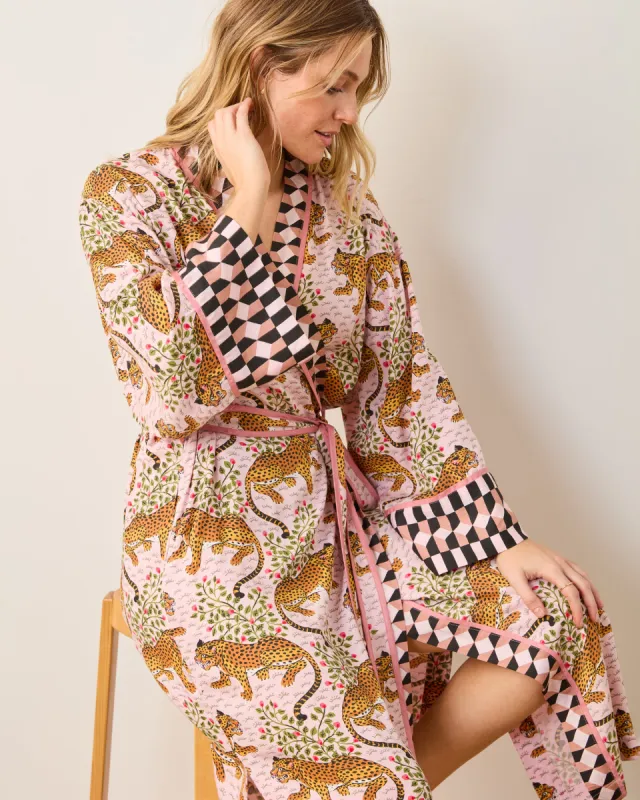 Bagheera - Satin Robe - Blush sold by Printfresh