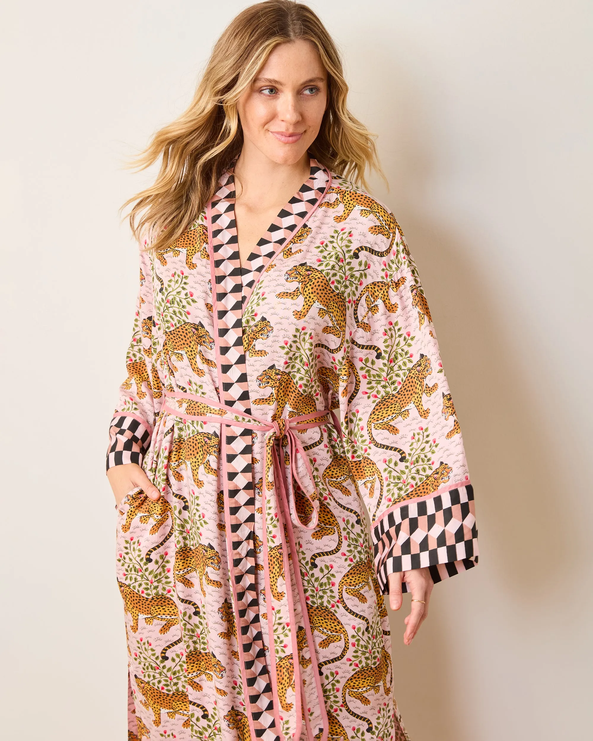 Bagheera - Satin Robe - Blush sold by Printfresh product image thumbnail 3