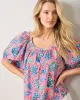 Gardenscape - Gilmore Blouse - Pink Palace sold by Printfresh