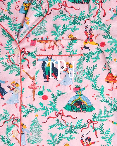 Nutcracker Dreams - Short PJ Set - Ballet Pink sold by Printfresh