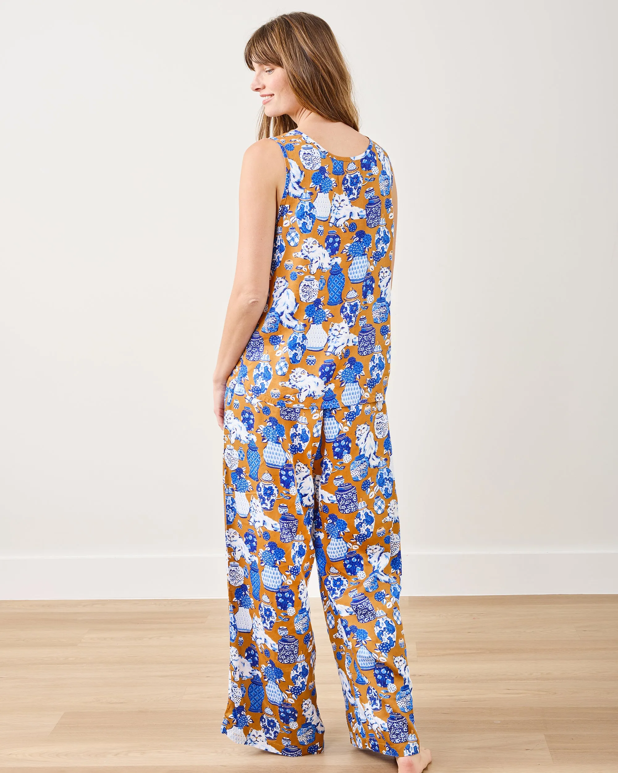 Fancy Cat - Eco Satin Friday Set - Tobacco sold by Printfresh product image thumbnail 5