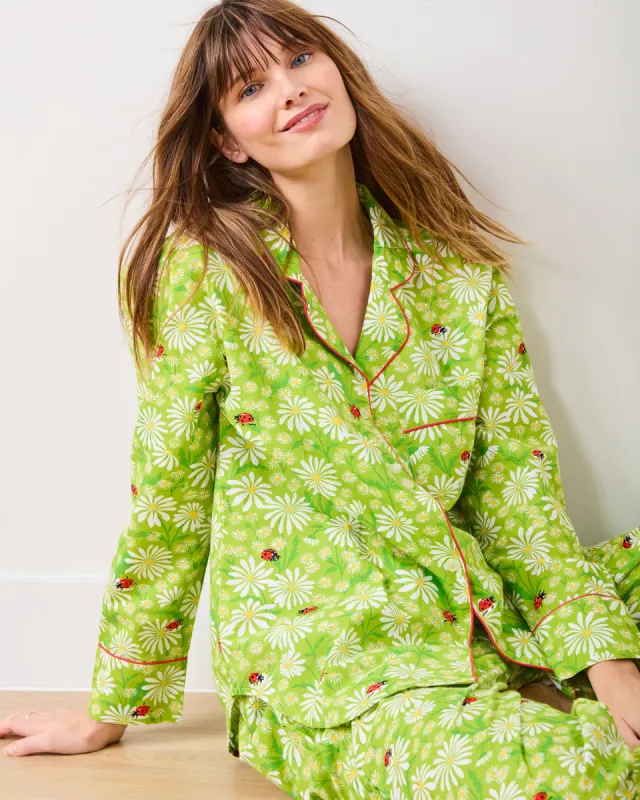 Lucky Daisy - Long PJ Set - Lime Twist sold by Printfresh
