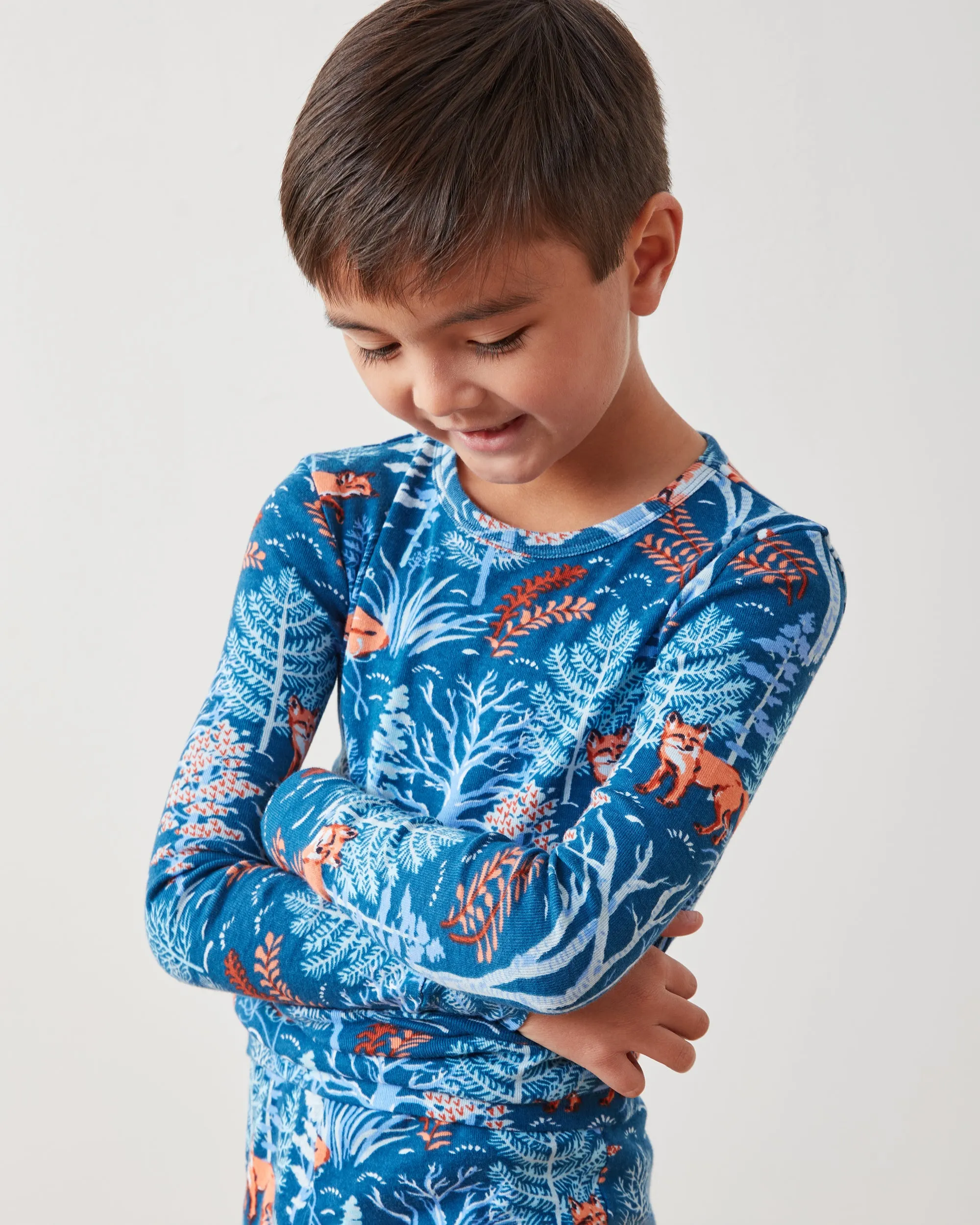 Fox & Folklore - Kids PJ Set - Indigo sold by Printfresh product image thumbnail 3