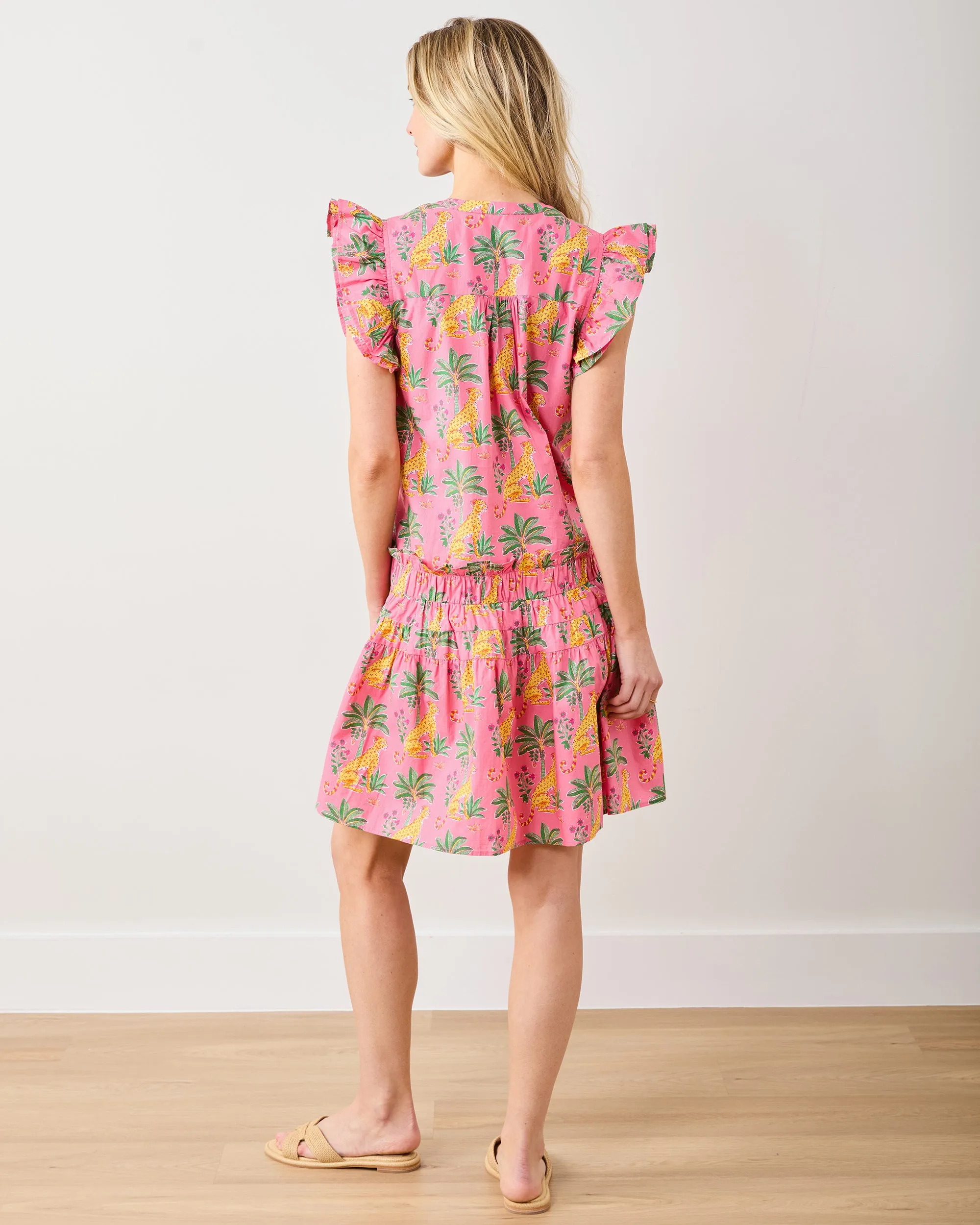 Leopard Mirage - Katie Dress - Pink Palace sold by Printfresh product image thumbnail 3