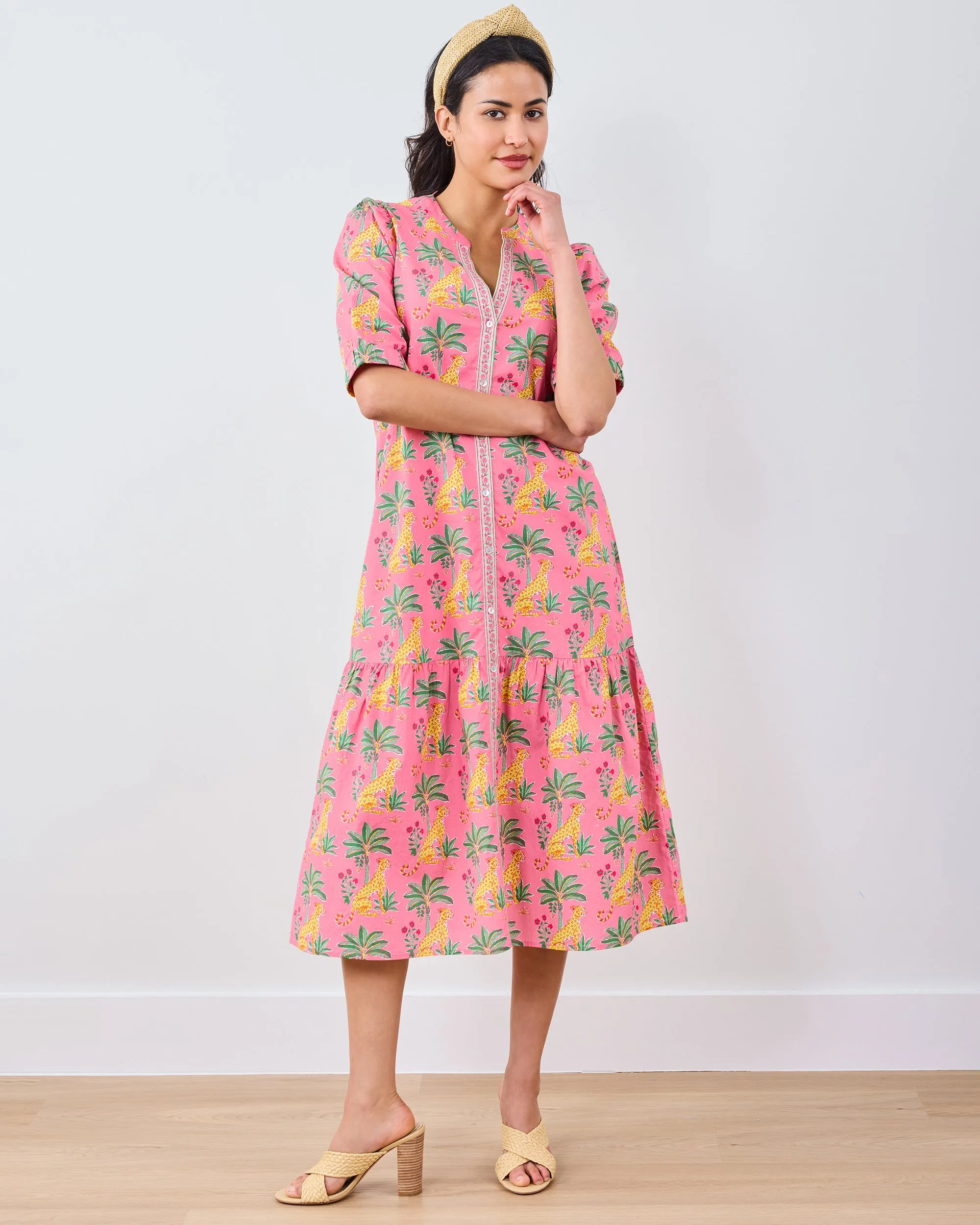 Leopard Mirage - Brunch Dress - Pink Palace sold by Printfresh product image thumbnail 2