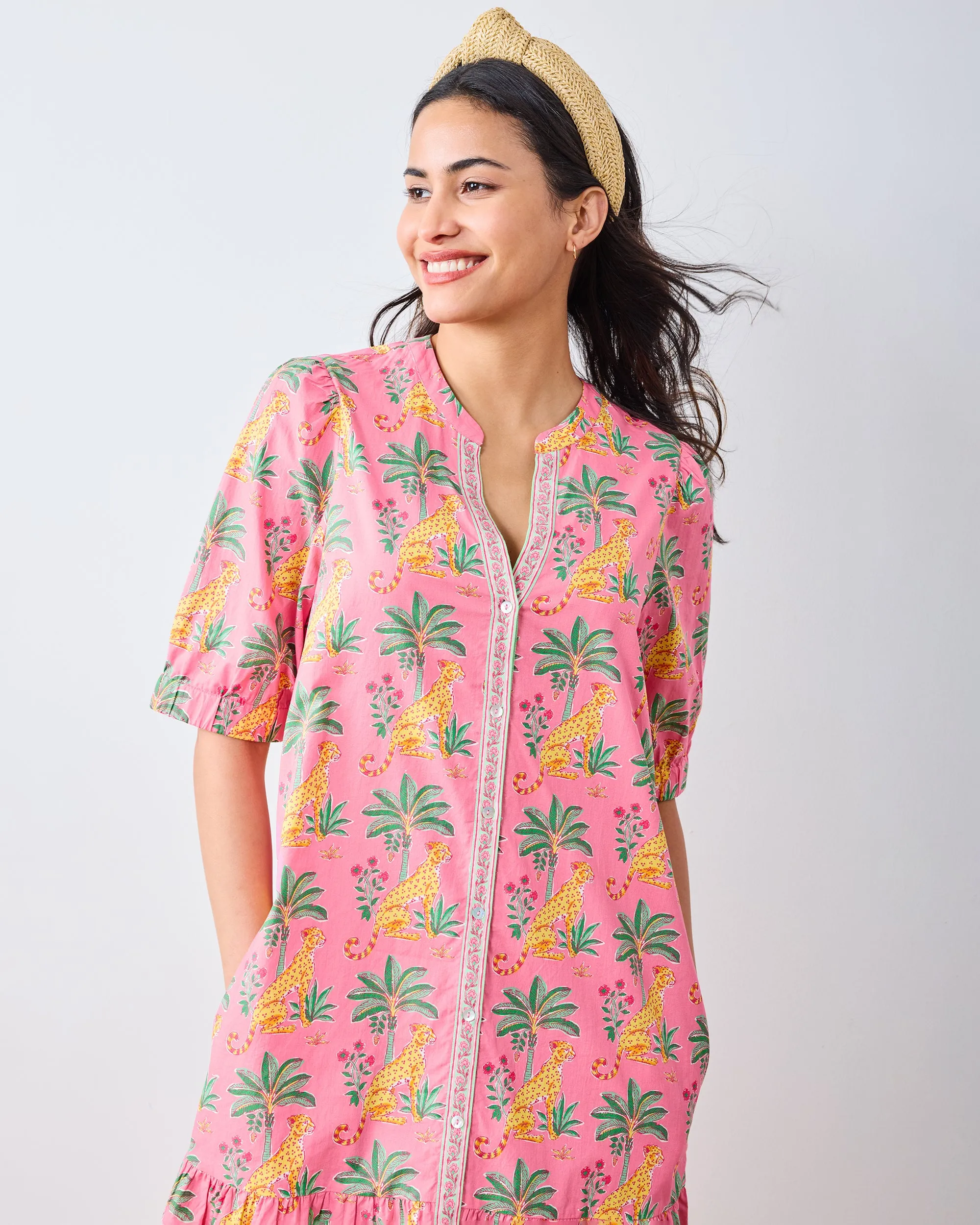 Leopard Mirage - Brunch Dress - Pink Palace sold by Printfresh product image thumbnail 5