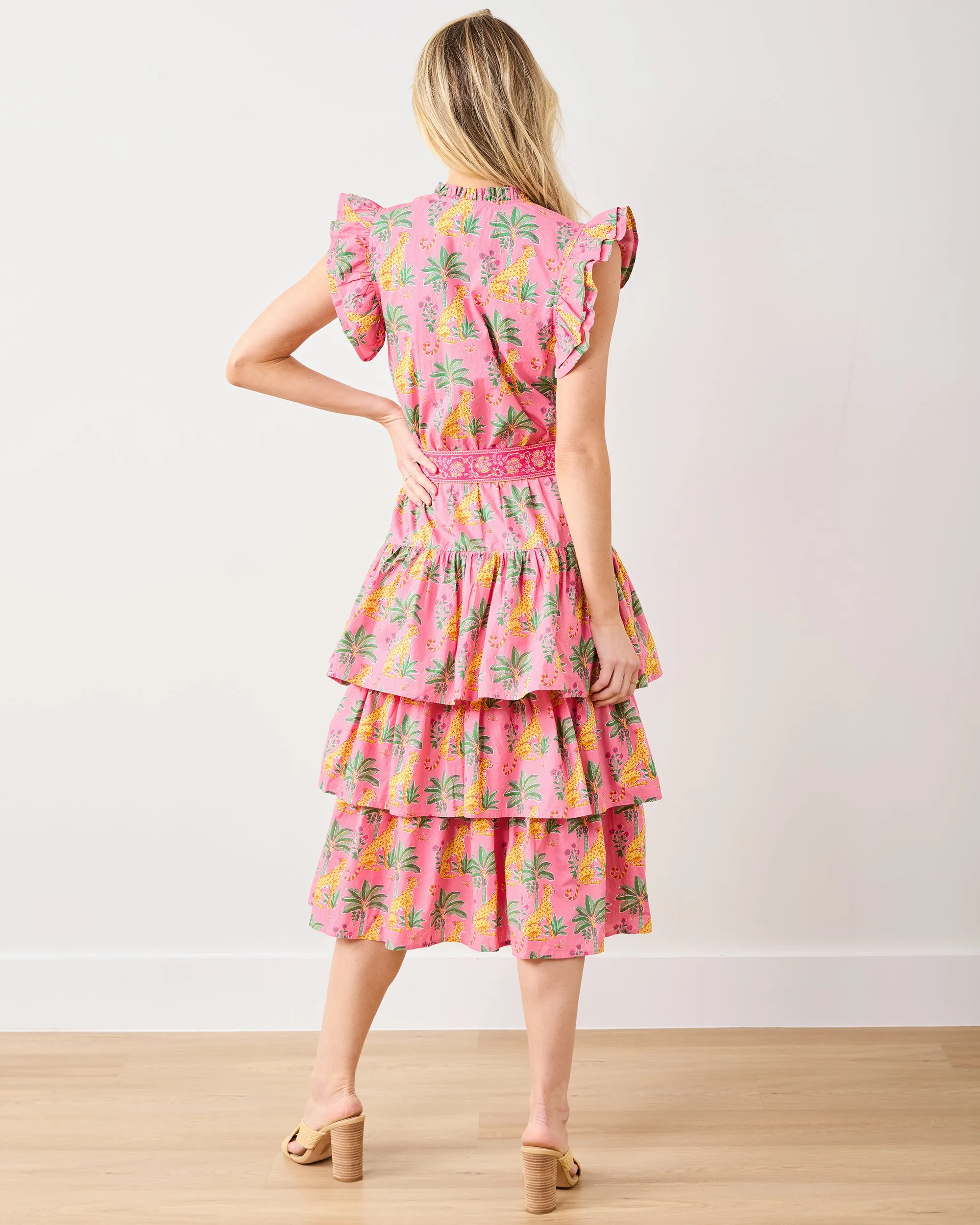 Leopard Mirage - At Ease Dress - Pink Palace sold by Printfresh product image thumbnail 4