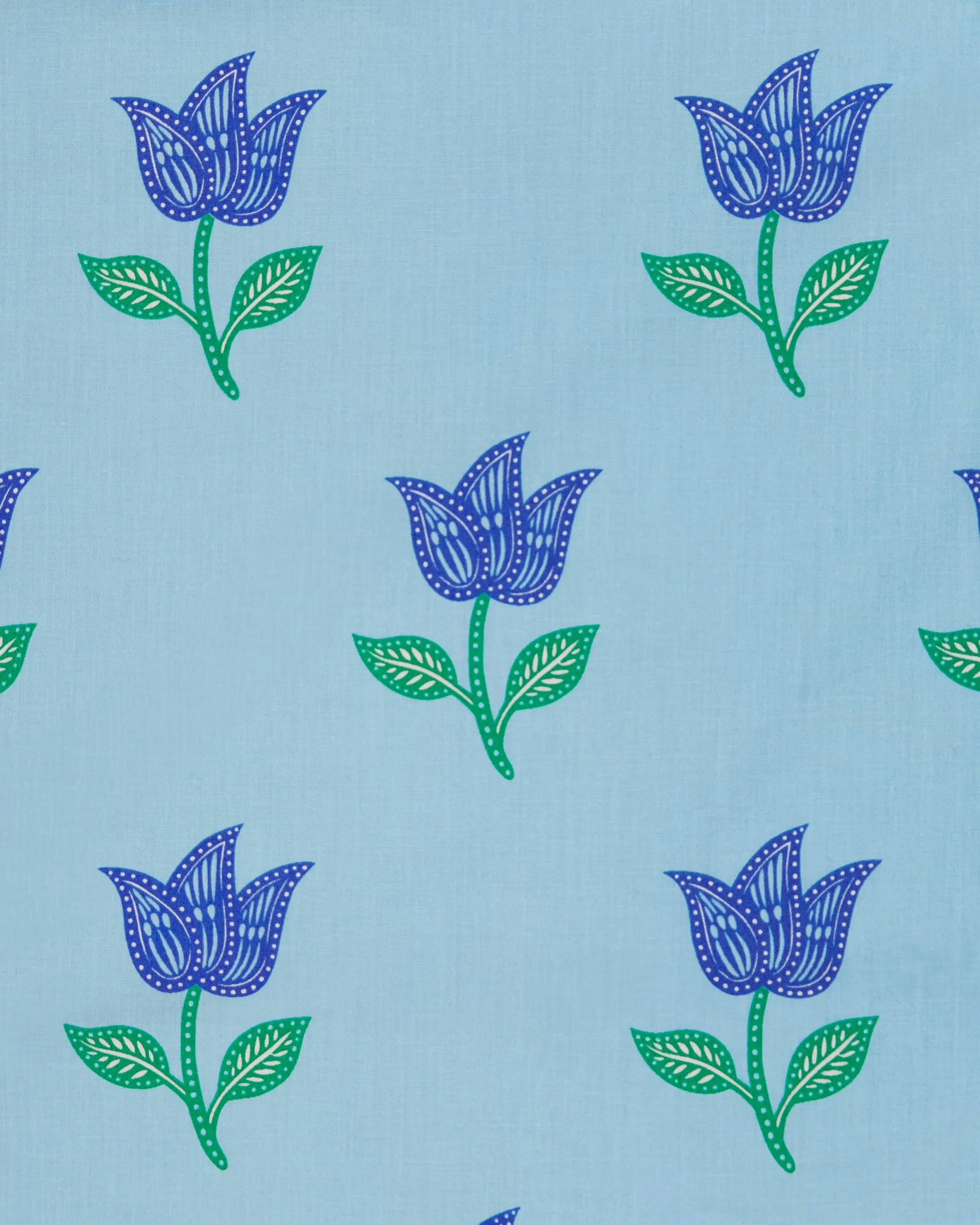 Tulip Bloom - Rosalita Blouse - Oasis Sky sold by Printfresh product image thumbnail 4