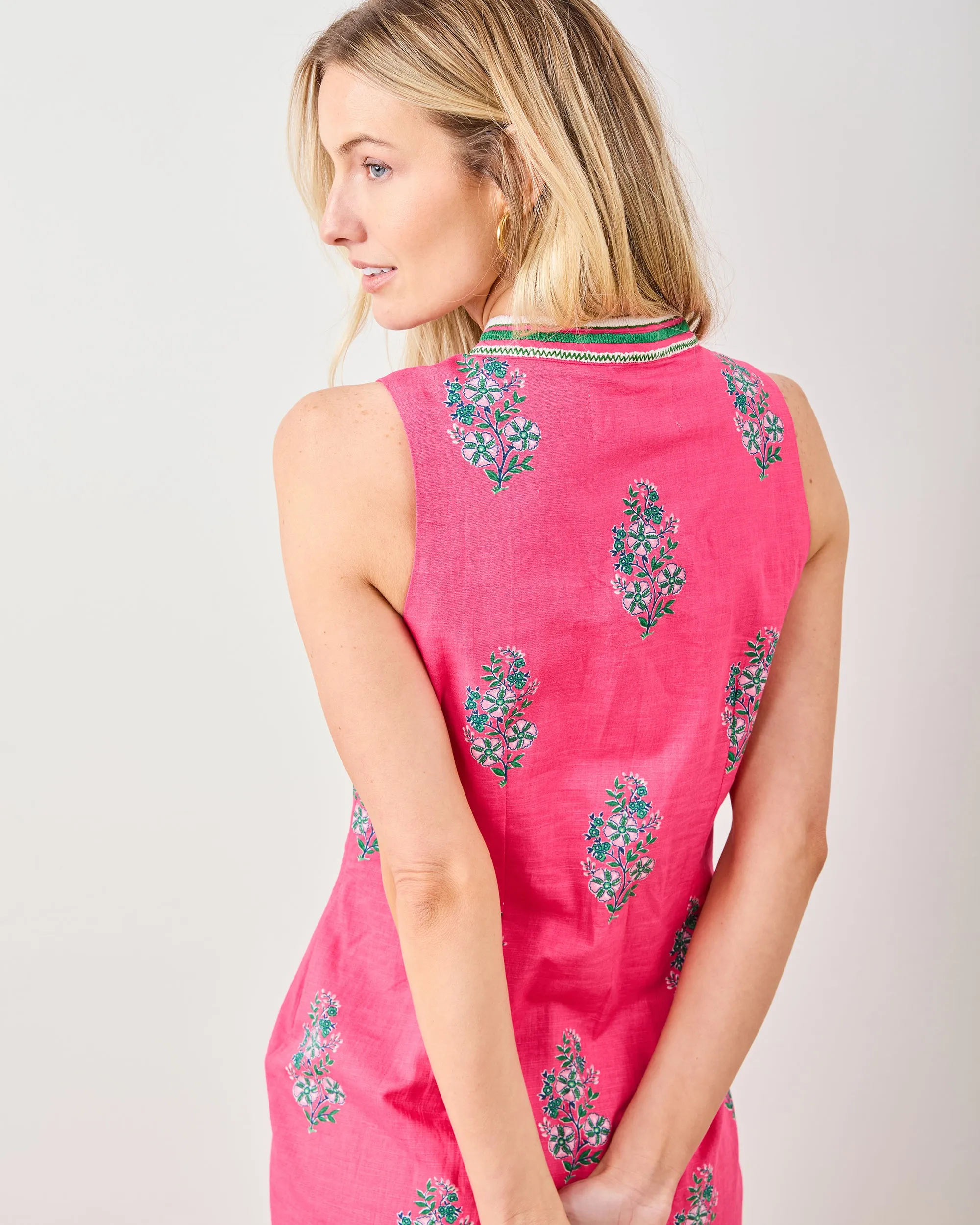 Bouquet Blossoms - Ocean View Shift - Hot Pink sold by Printfresh product image thumbnail 4