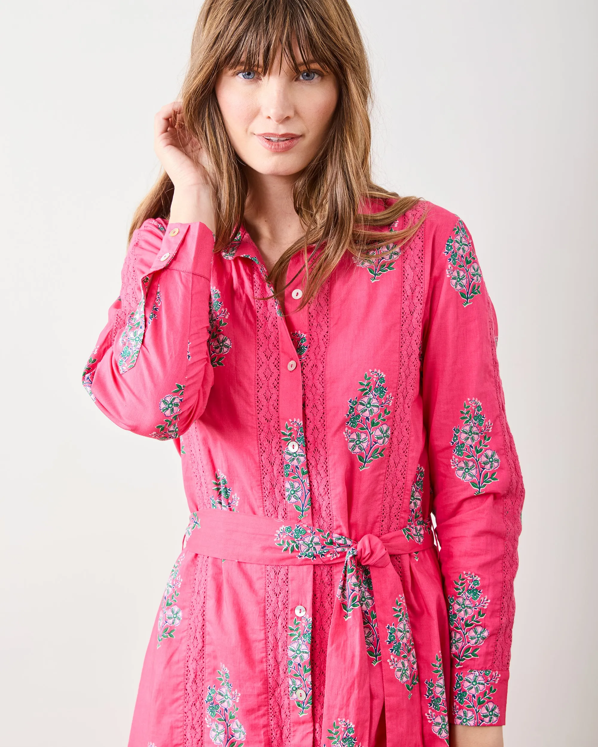 Bouquet Blossoms - Meredith Dress - Hot Pink sold by Printfresh product image thumbnail 3