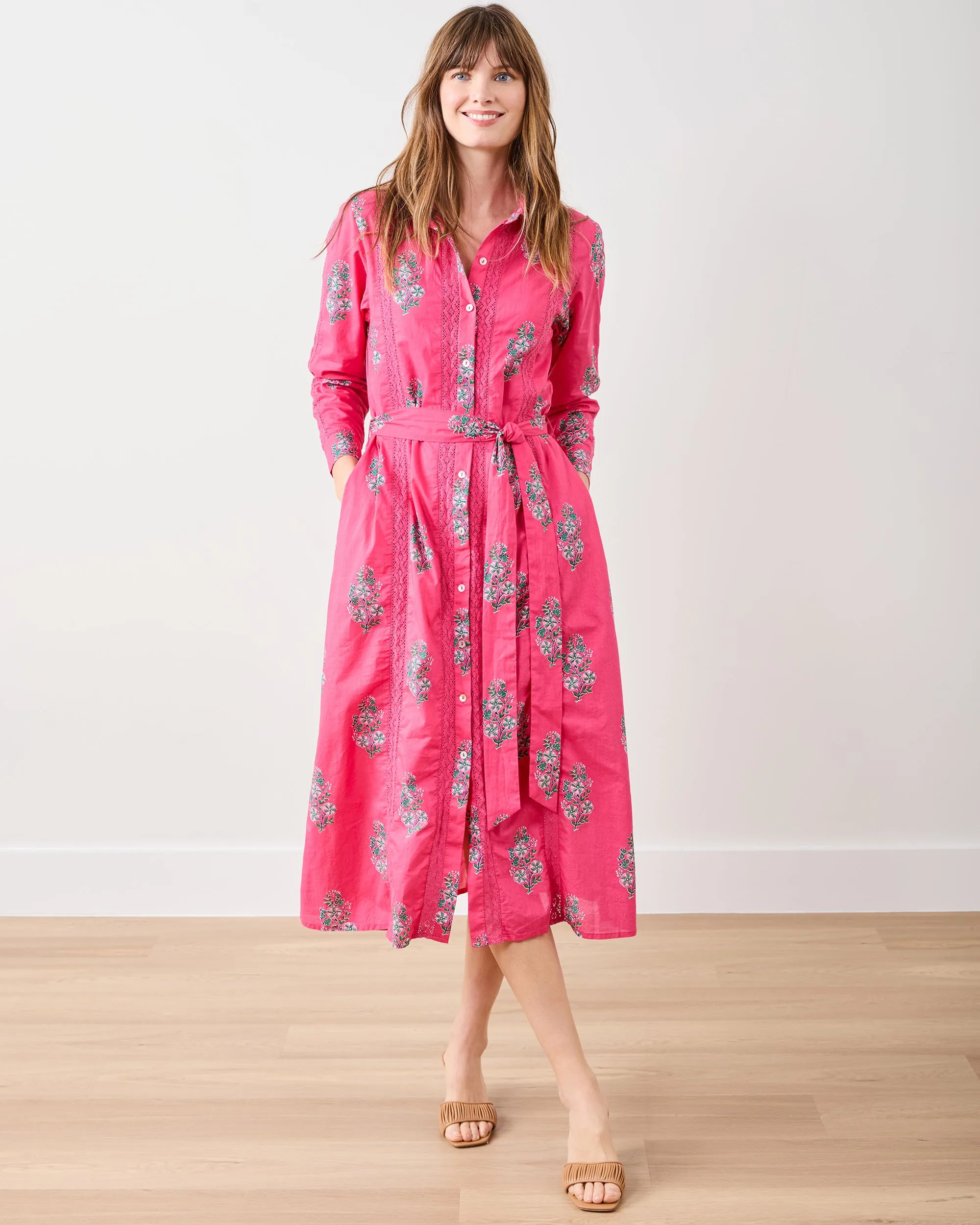 Bouquet Blossoms - Meredith Dress - Hot Pink sold by Printfresh product image thumbnail 5
