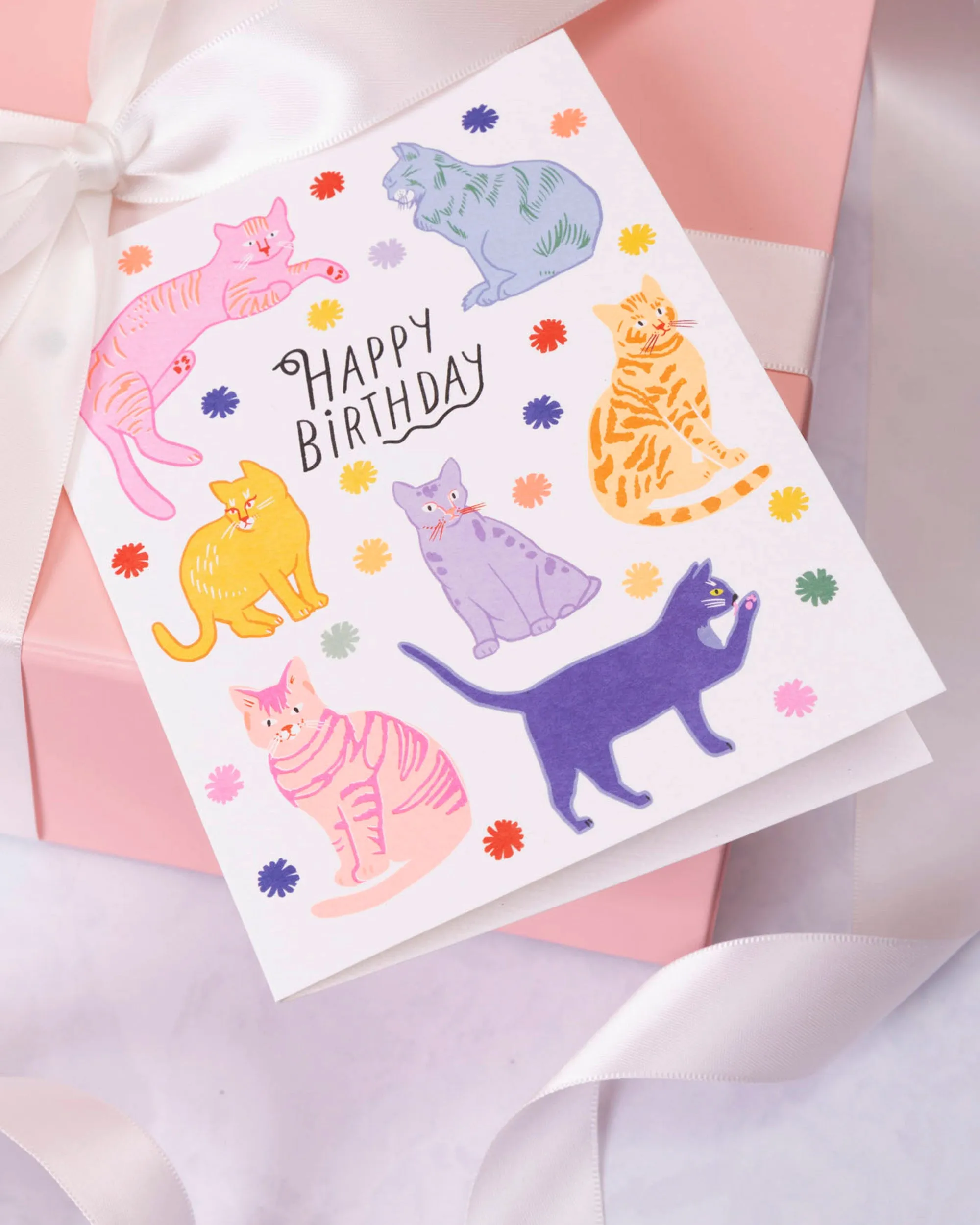 Birthday Cats - Birthday Card - Hartland Cards sold by Printfresh product image thumbnail 3