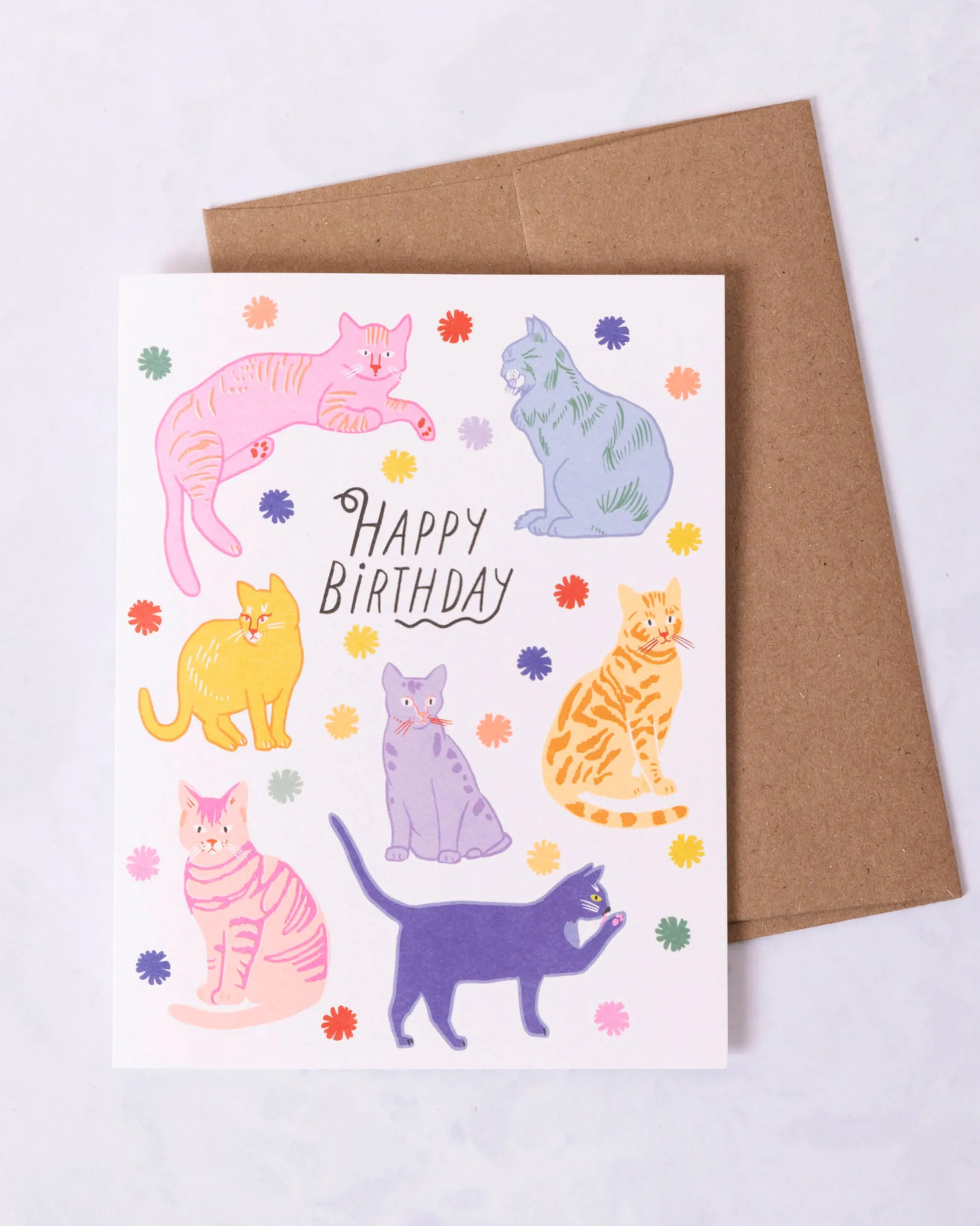 Birthday Cats - Birthday Card - Hartland Cards sold by Printfresh product image thumbnail 2