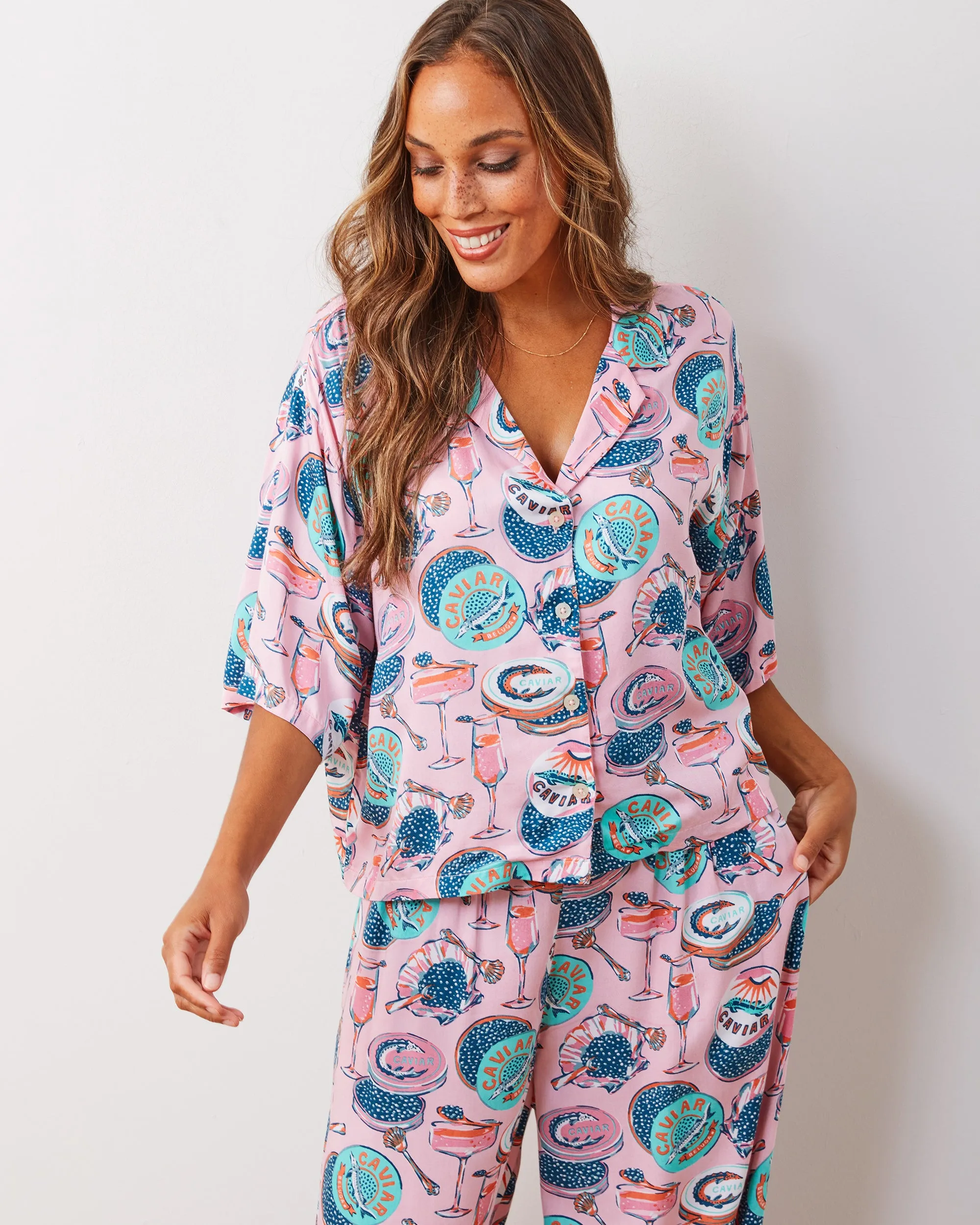 Champagne & Caviar - Petite Eco Satin Wildest Dreams Set - Blush sold by Printfresh product image thumbnail 3