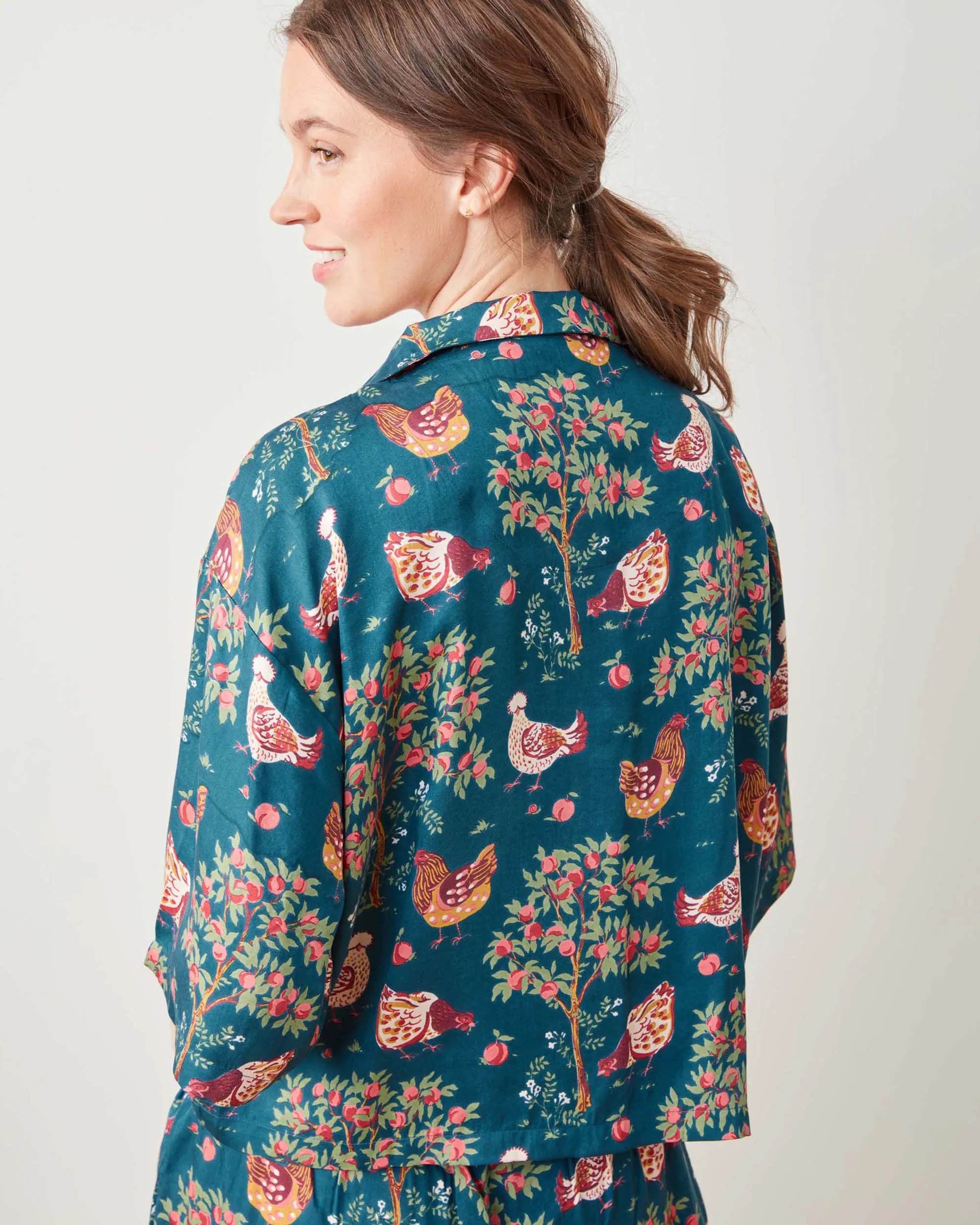 Hen House - Tall Eco Satin Wildest Dreams Set - Navy sold by Printfresh product image thumbnail 3