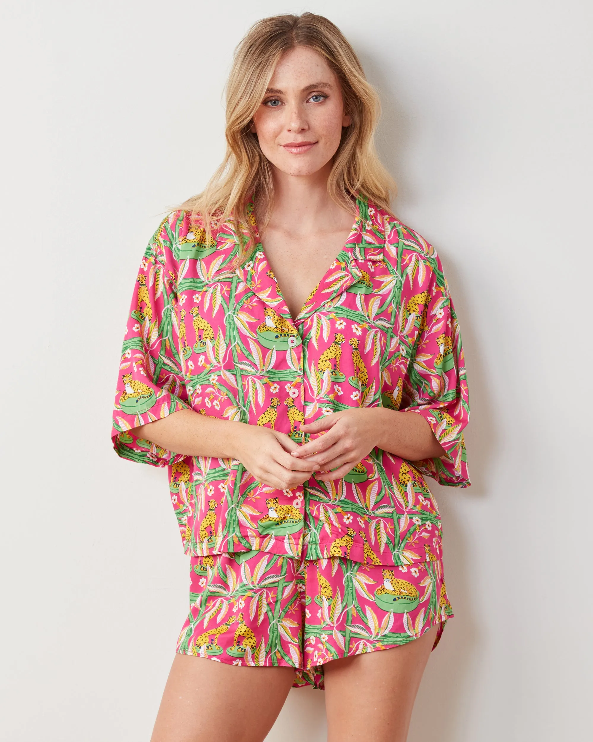 Royal Cheetah - Eco Satin Sweet Dreams Set - Pink Palace sold by Printfresh product image thumbnail 5