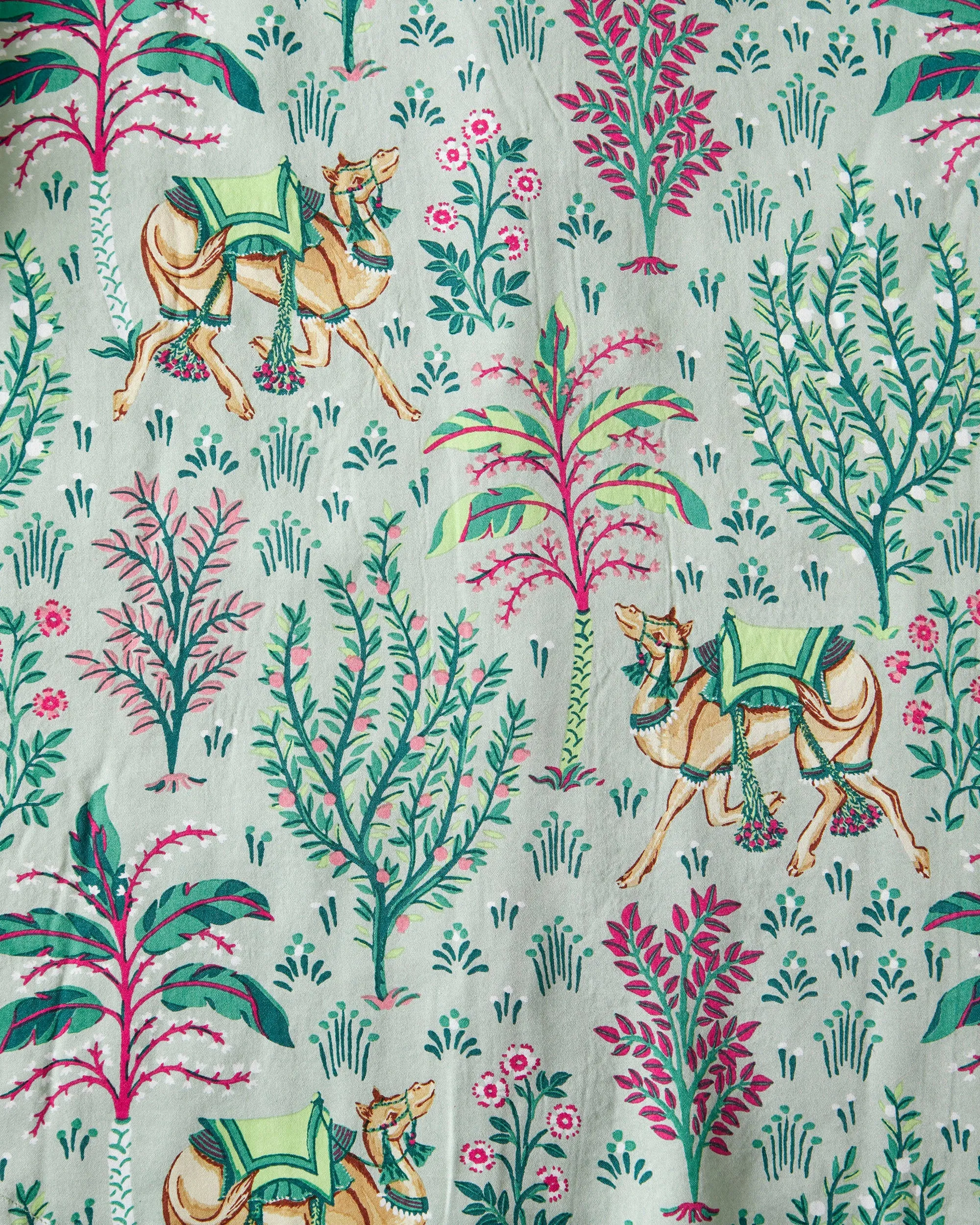 Camel's Courtyard - Tall Eco Satin Wildest Dreams Set - Avocado sold by Printfresh product image thumbnail 5