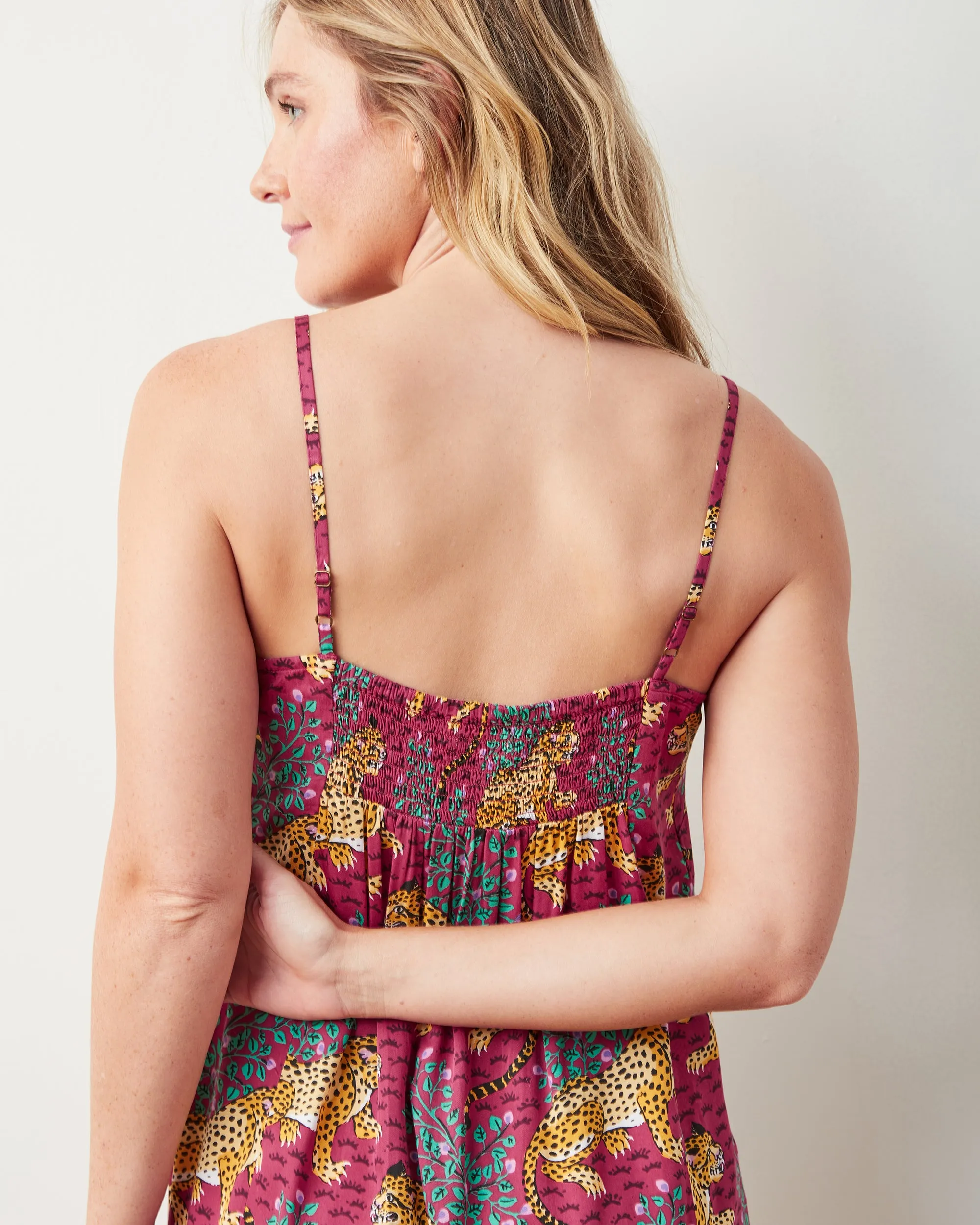 Bagheera - Eco Satin Chic To Sleep Shortie - Wine sold by Printfresh product image thumbnail 5