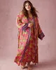 Bagheera - Eco Satin Chic to Sleep Nightie and Eco Satin Robe Set - Hot Pink sold by Printfresh