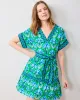 Geo Floral - Atlantic Dress - Green Juice sold by Printfresh